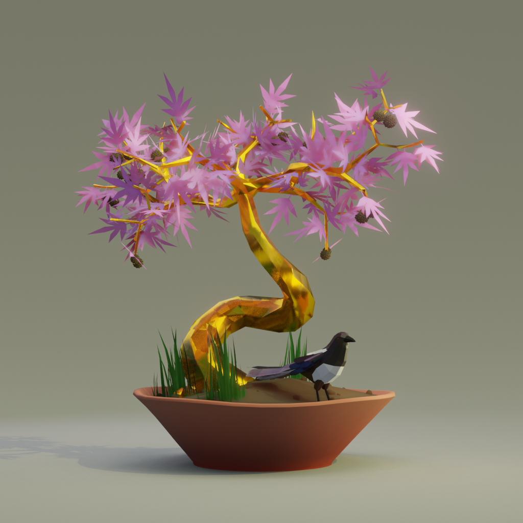 ZENFT Garden Society - Bonsai - Bonsai #8253 - NFT # 8253