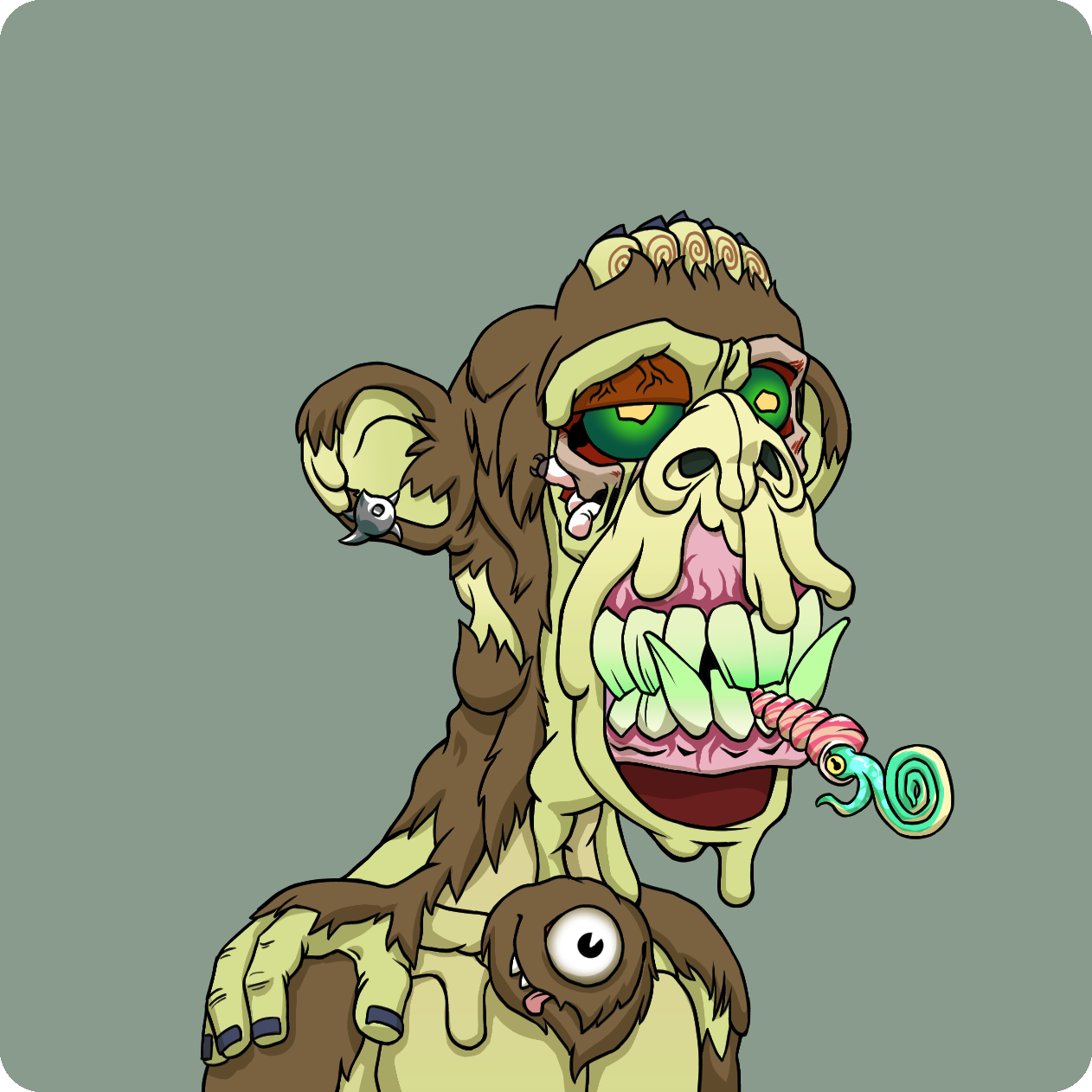 Yuga Labs - Mutant Ape Yacht Club - NFT # 17373