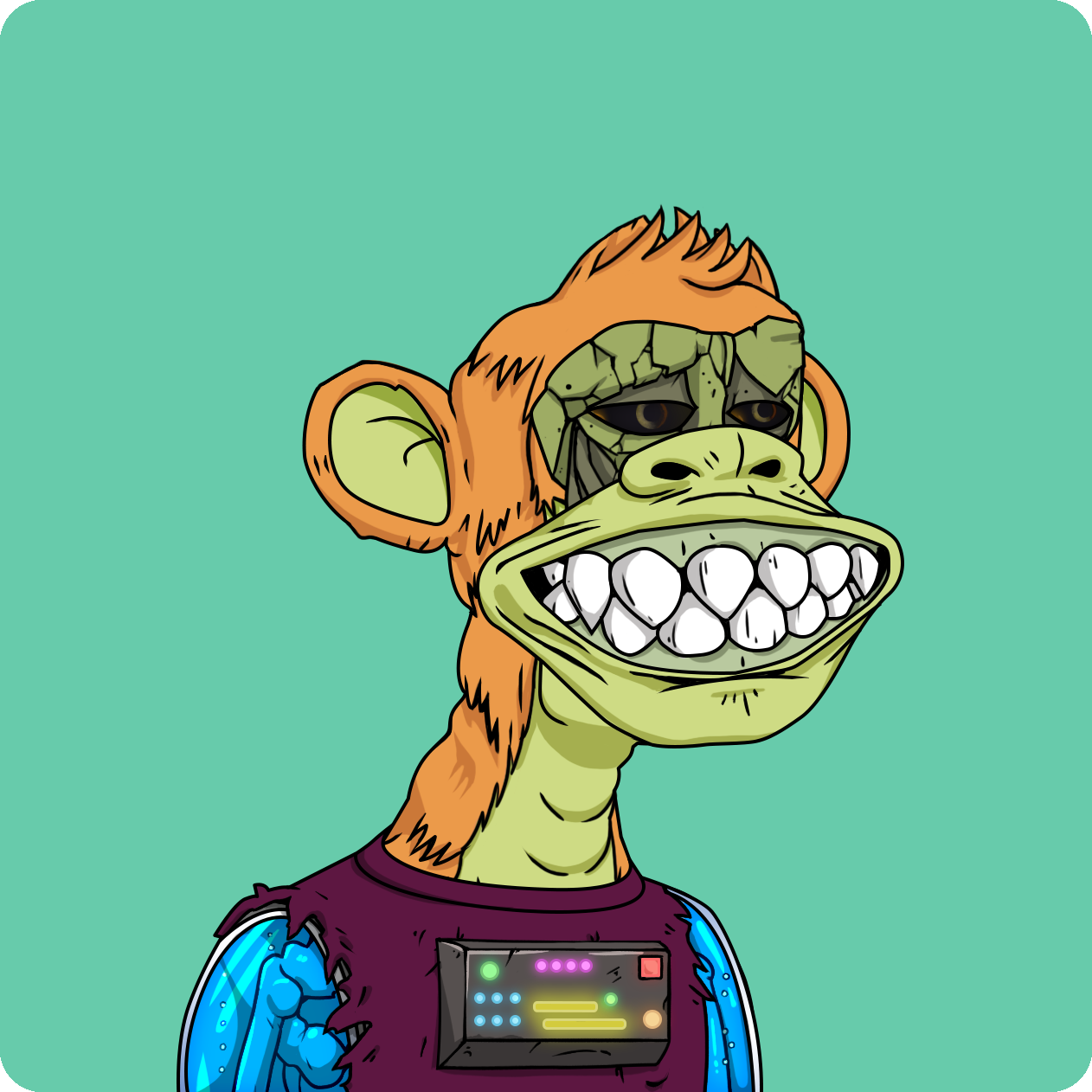 Yuga Labs - Mutant Ape Yacht Club - NFT # 17484