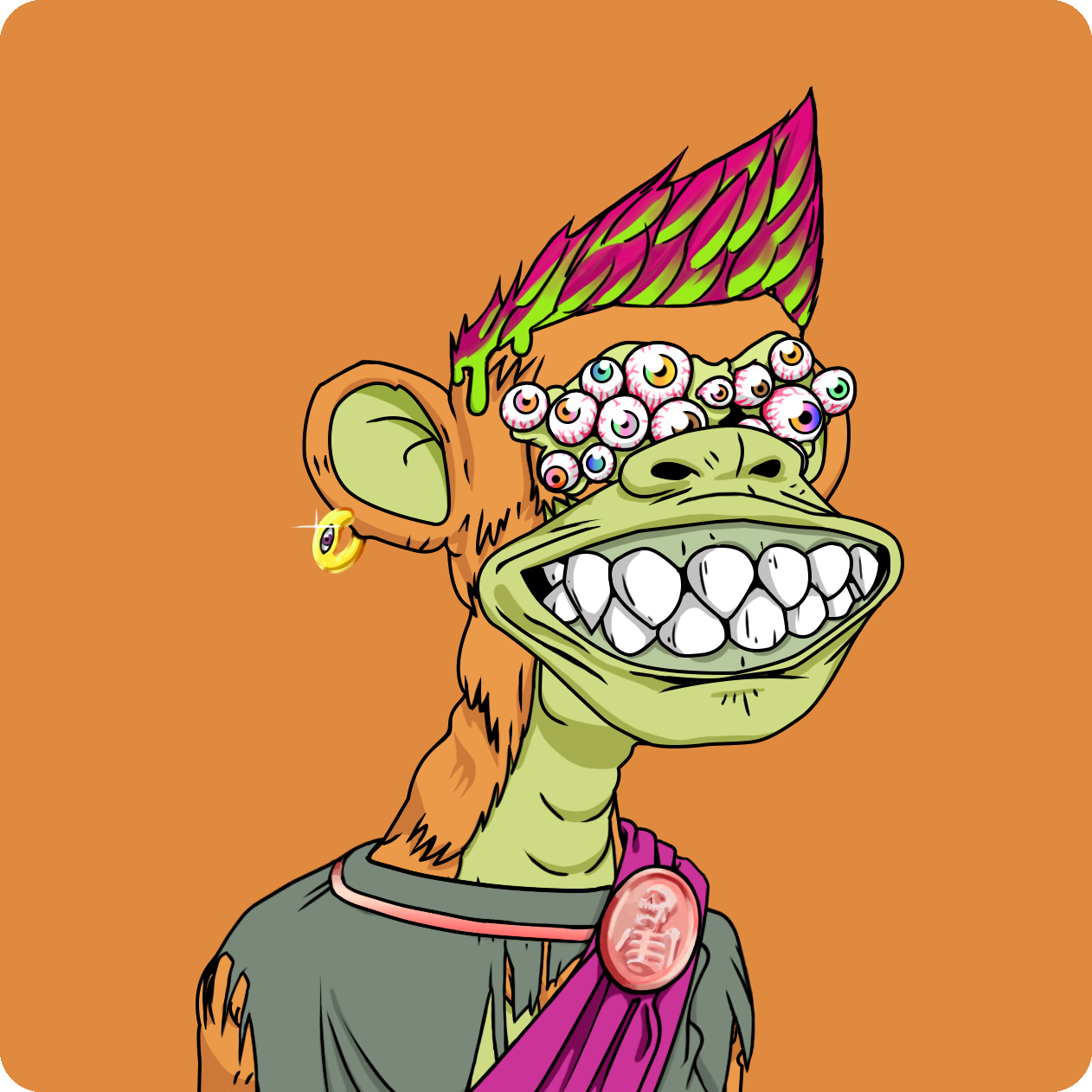 Yuga Labs - Mutant Ape Yacht Club - NFT # 13752