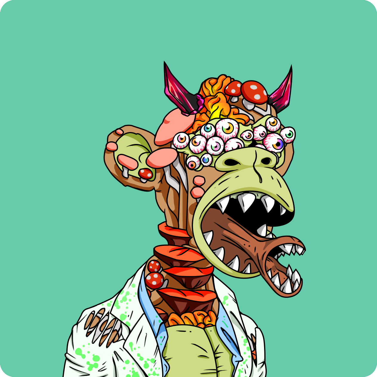 Yuga Labs - Mutant Ape Yacht Club - NFT # 17416