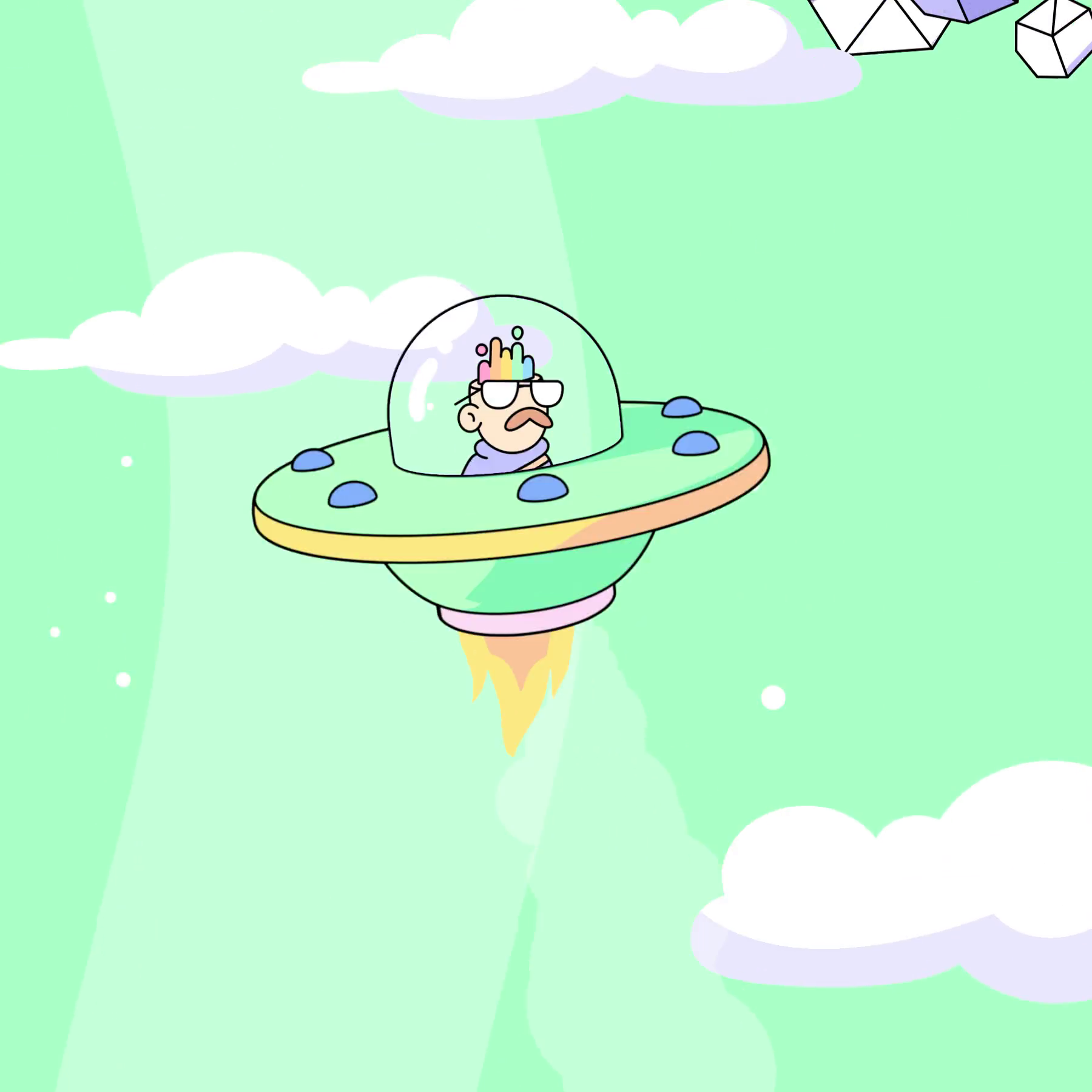 The Doodles Founders - Space Doodles - Space Doodle #9872 - NFT # 9872