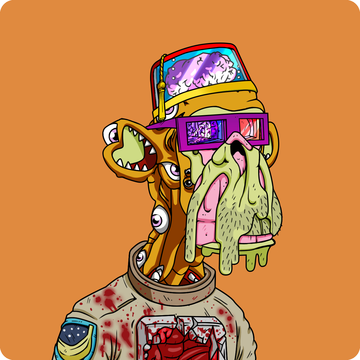 Yuga Labs - Mutant Ape Yacht Club - NFT # 5106