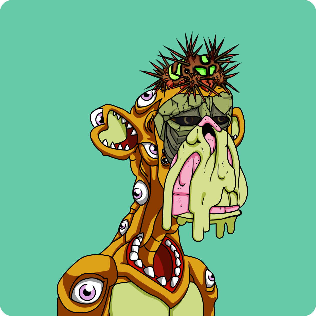 Yuga Labs - Mutant Ape Yacht Club - NFT # 17258