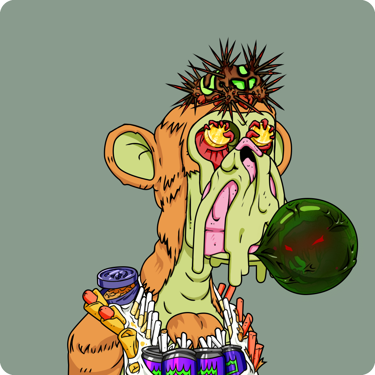 Yuga Labs - Mutant Ape Yacht Club - NFT # 8829