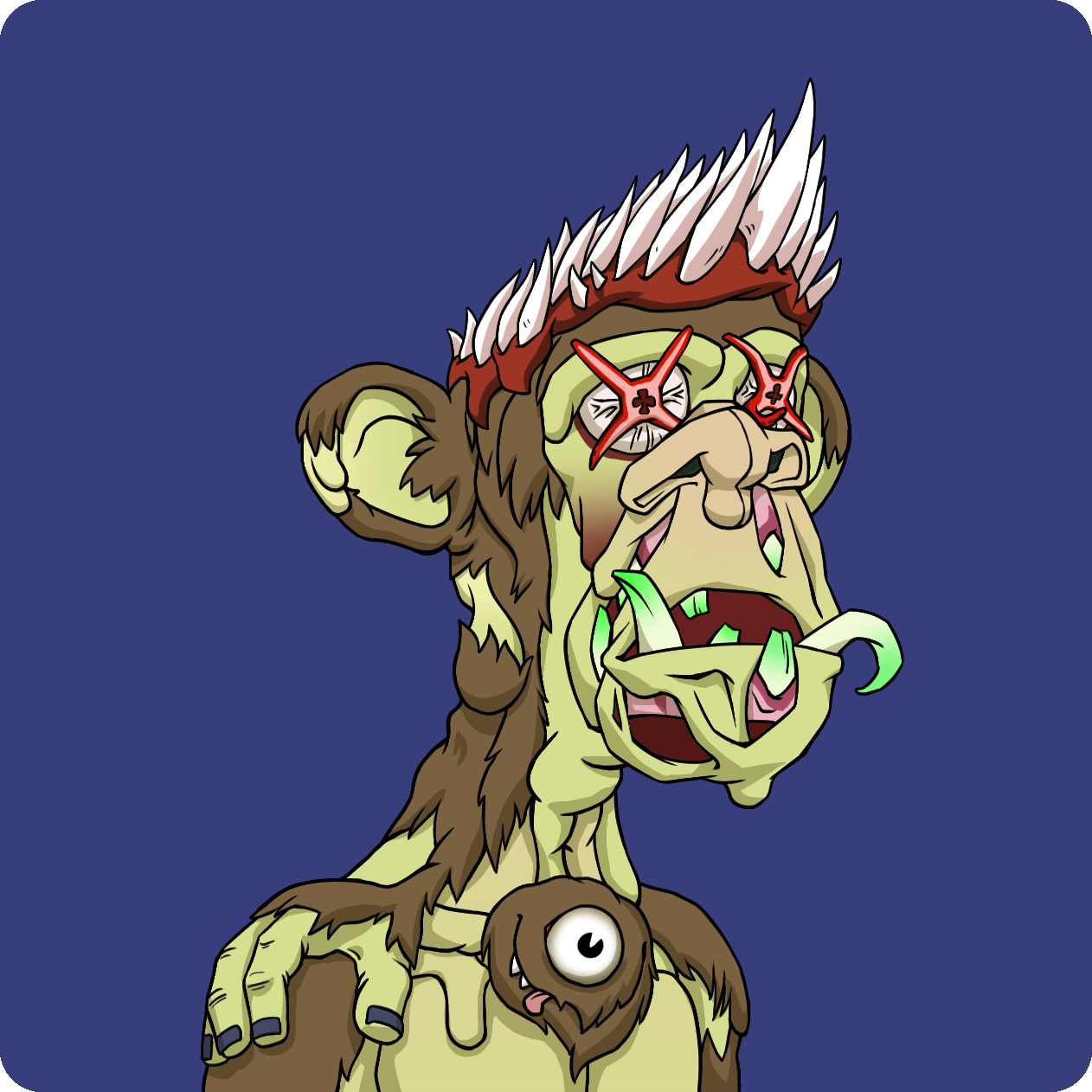 Yuga Labs - Mutant Ape Yacht Club - NFT # 3768