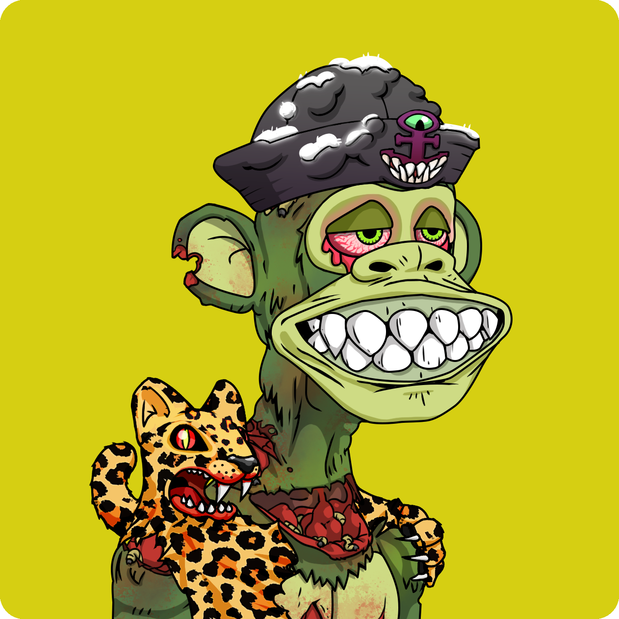 Yuga Labs - Mutant Ape Yacht Club - NFT # 21252