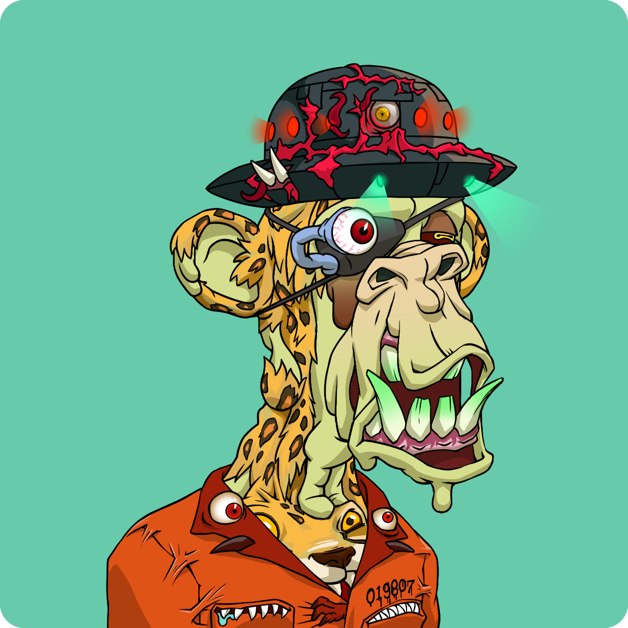 Yuga Labs - Mutant Ape Yacht Club - NFT # 16707