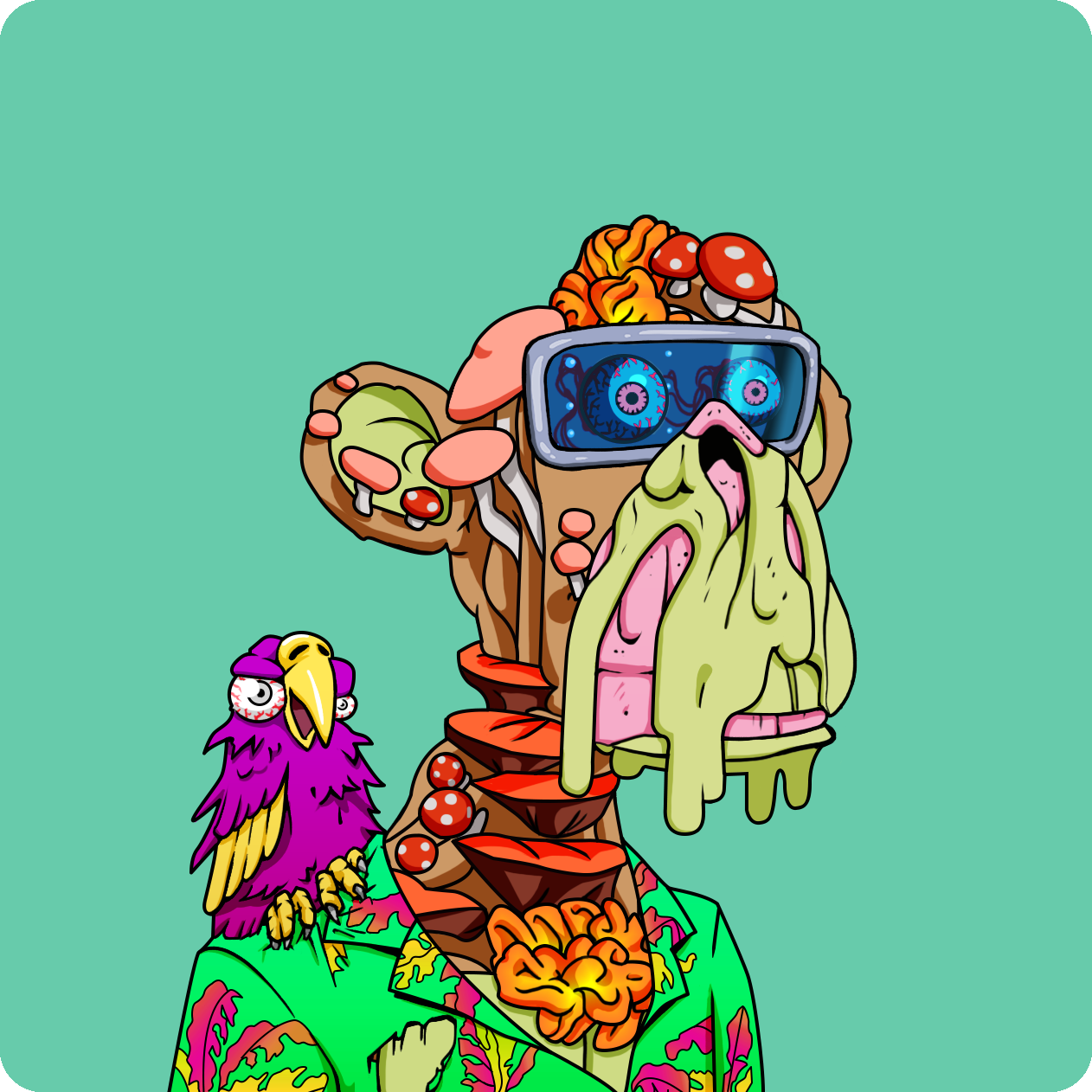 Yuga Labs - Mutant Ape Yacht Club - NFT # 5866