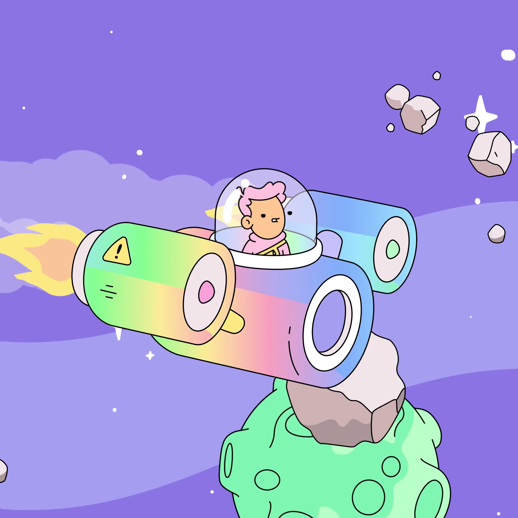 The Doodles Founders - Space Doodles - Space Doodle #171 - NFT # 171