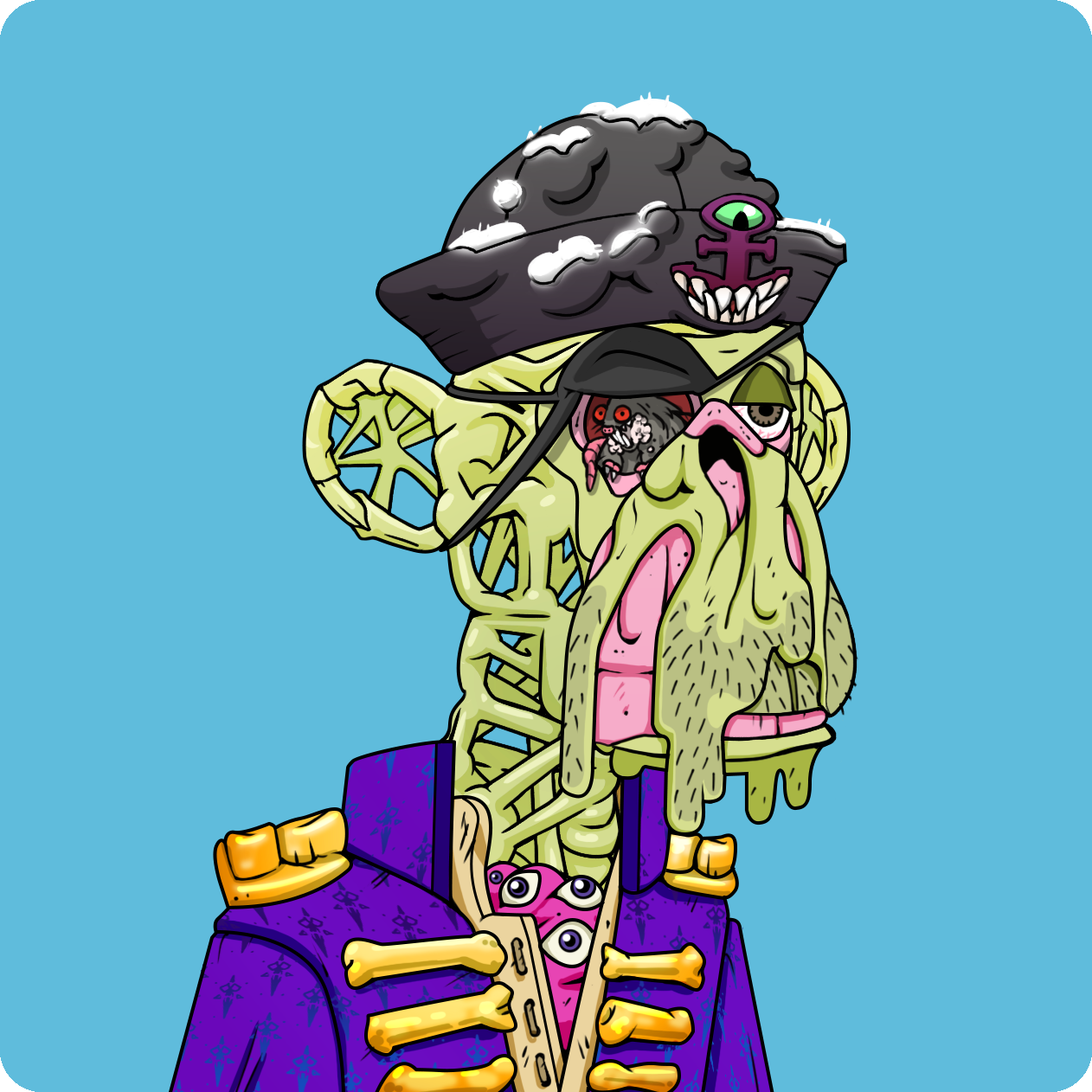 Yuga Labs - Mutant Ape Yacht Club - NFT # 21956