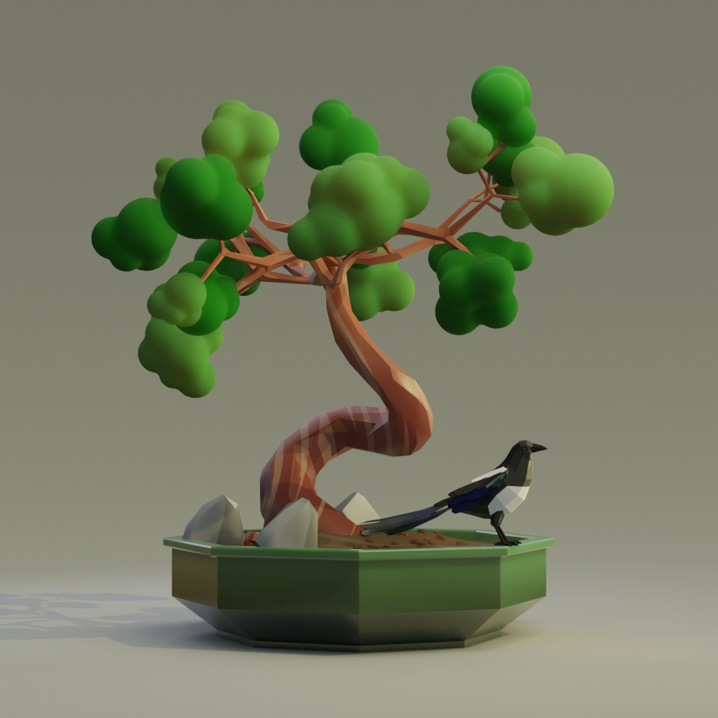 ZENFT Garden Society - Bonsai - Bonsai #8661 - NFT # 8661