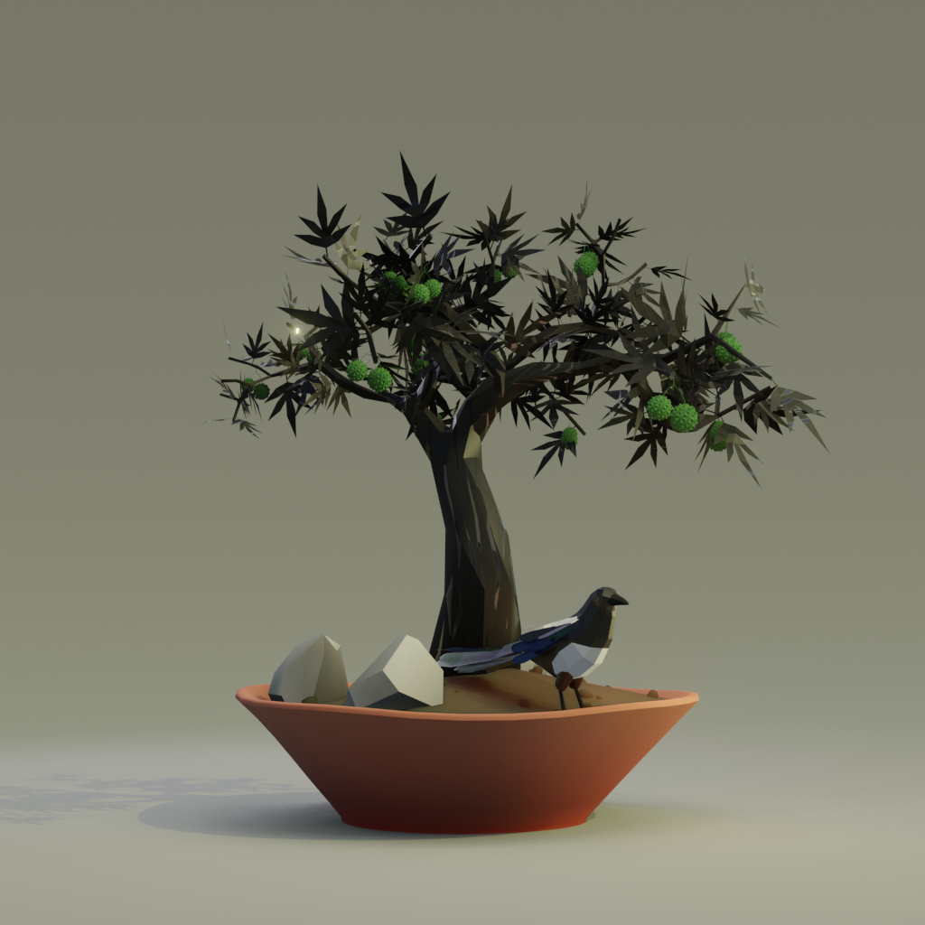 ZENFT Garden Society - Bonsai - Bonsai #348 - NFT # 348