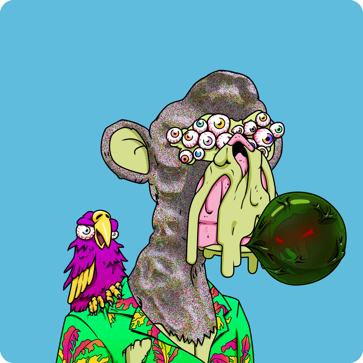 Yuga Labs - Mutant Ape Yacht Club - NFT # 13606