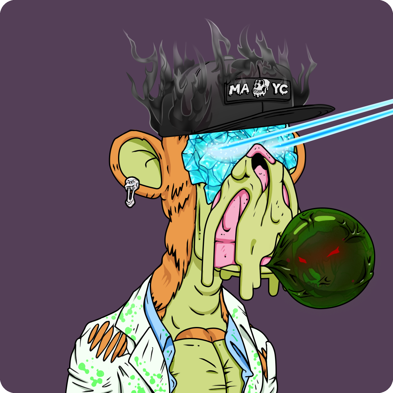 Yuga Labs - Mutant Ape Yacht Club - NFT # 3698