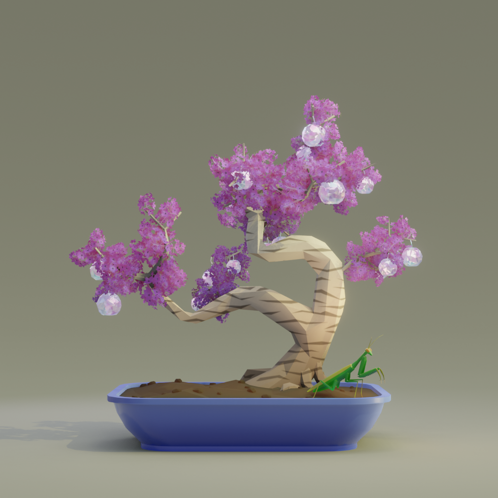 ZENFT Garden Society - Bonsai - Bonsai #8637 - NFT # 8637