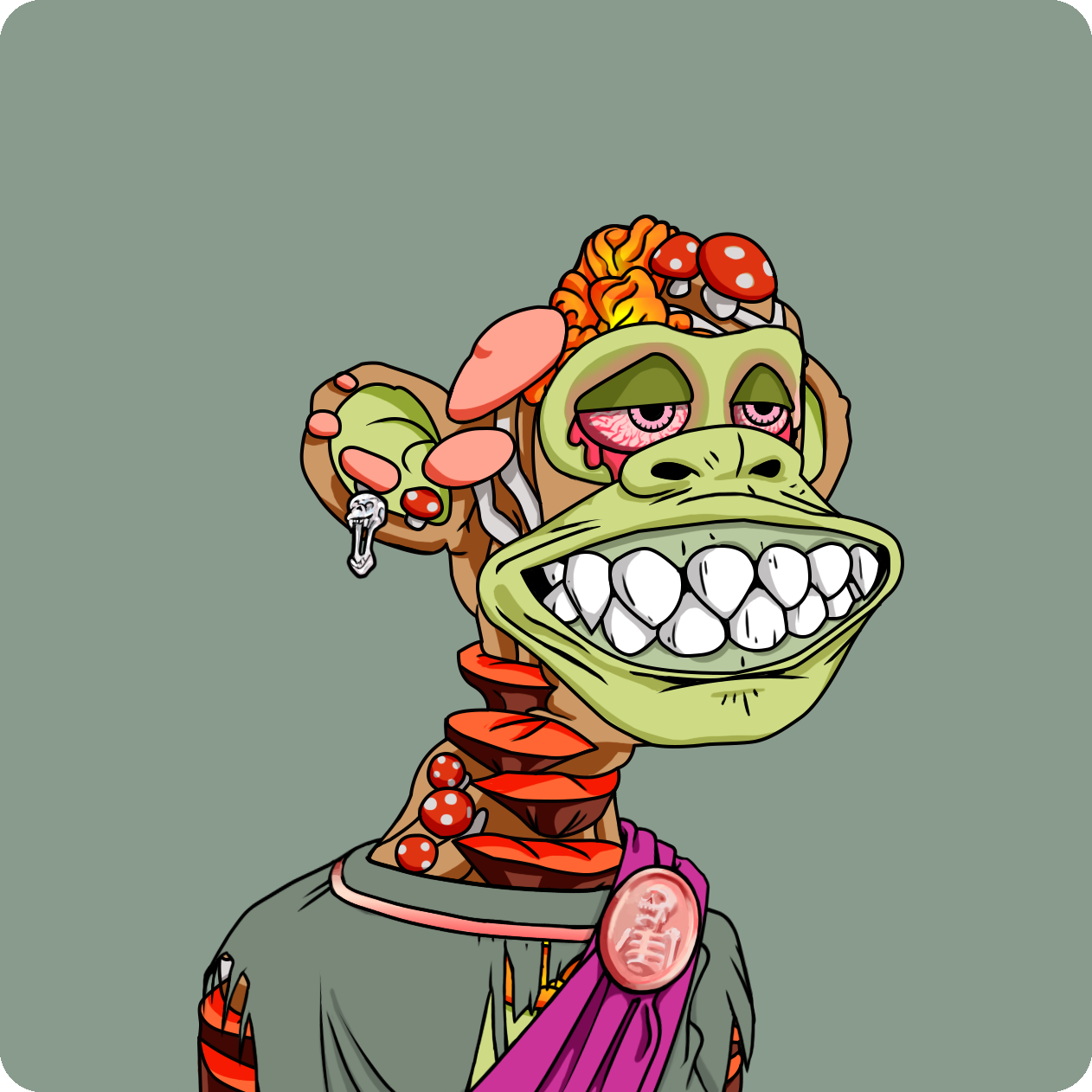 Yuga Labs - Mutant Ape Yacht Club - NFT # 17128