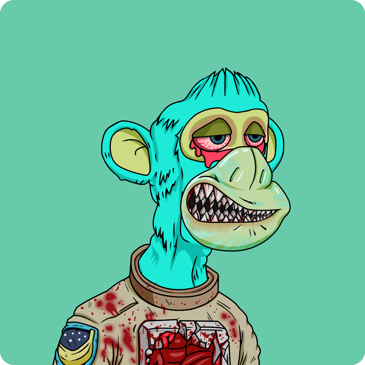 Yuga Labs - Mutant Ape Yacht Club - NFT # 2703