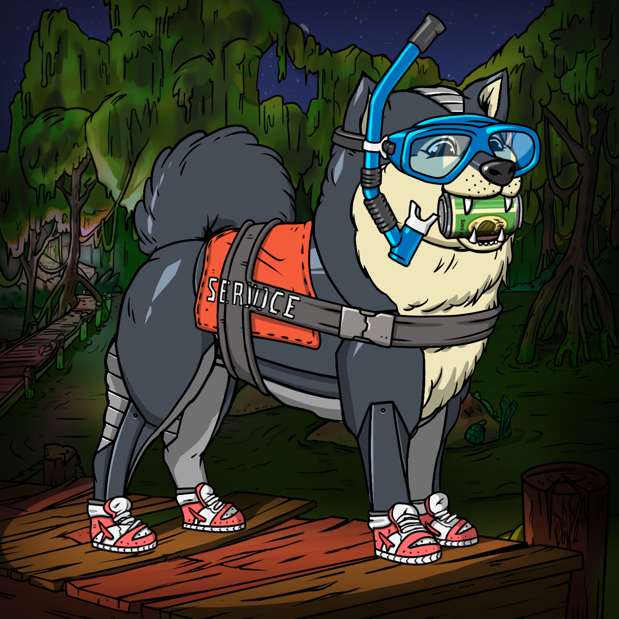 Yuga Labs - Bored Ape Kennel Club - NFT # 3708