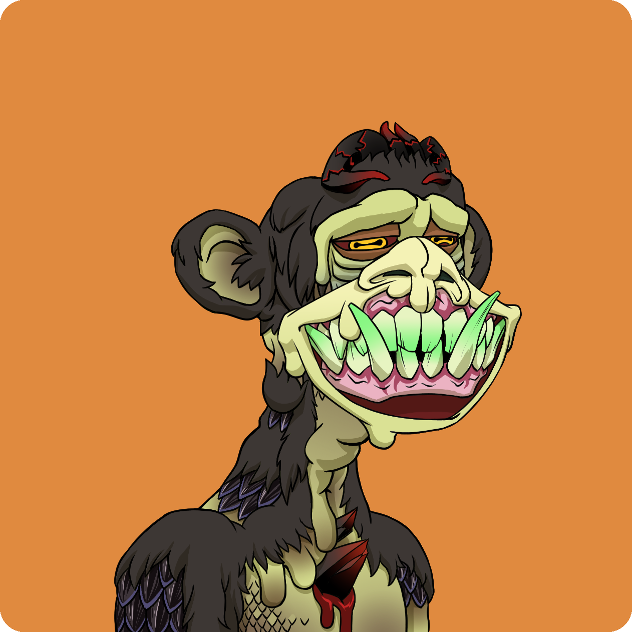 Yuga Labs - Mutant Ape Yacht Club - NFT # 4422