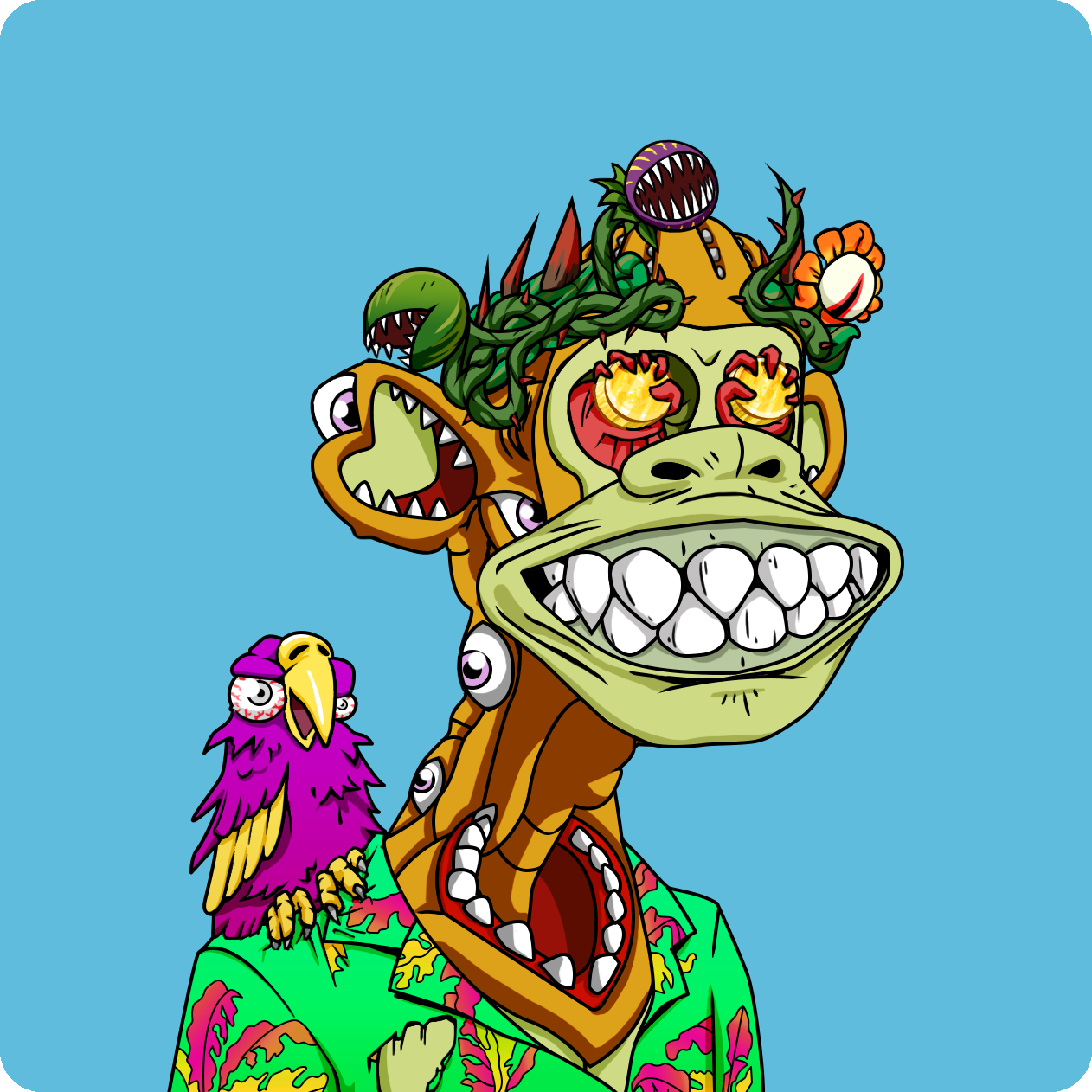 Yuga Labs - Mutant Ape Yacht Club - NFT # 1460