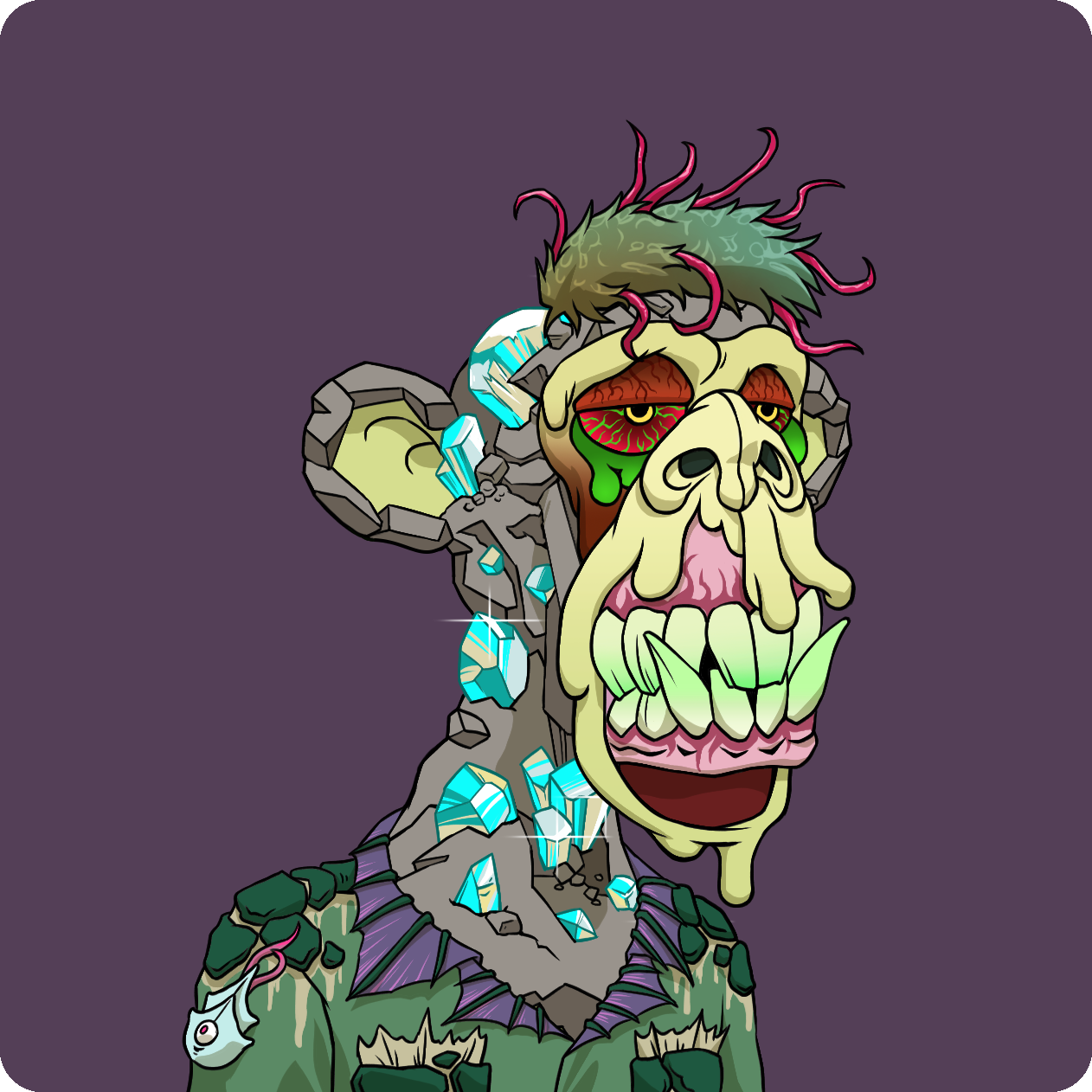 Yuga Labs - Mutant Ape Yacht Club - NFT # 9844