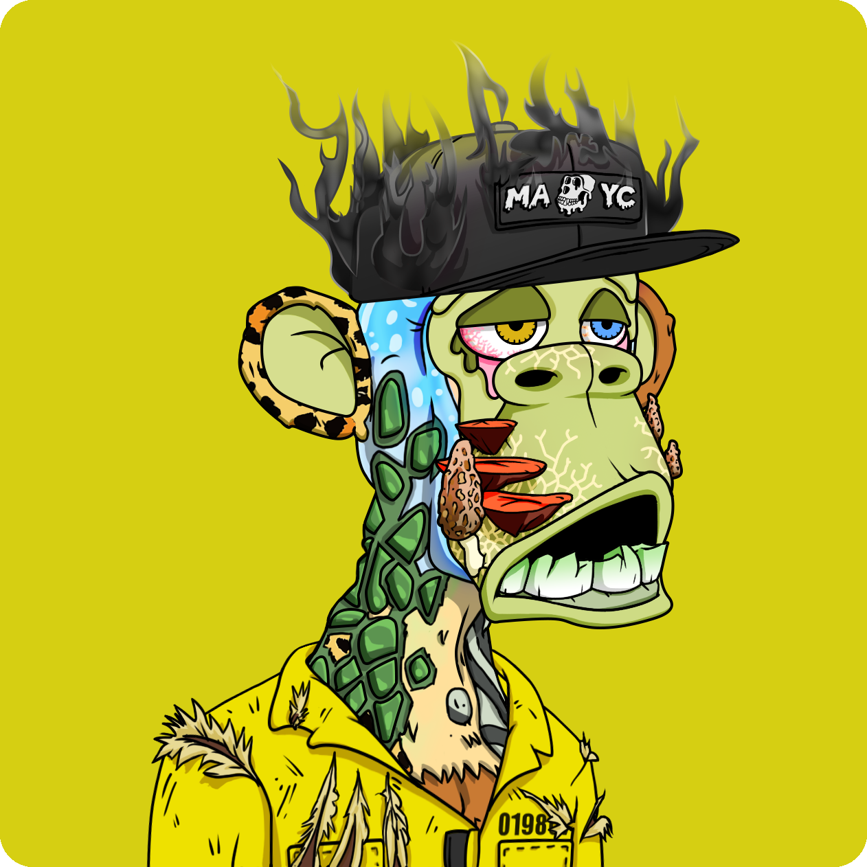 Yuga Labs - Mutant Ape Yacht Club - NFT # 14484