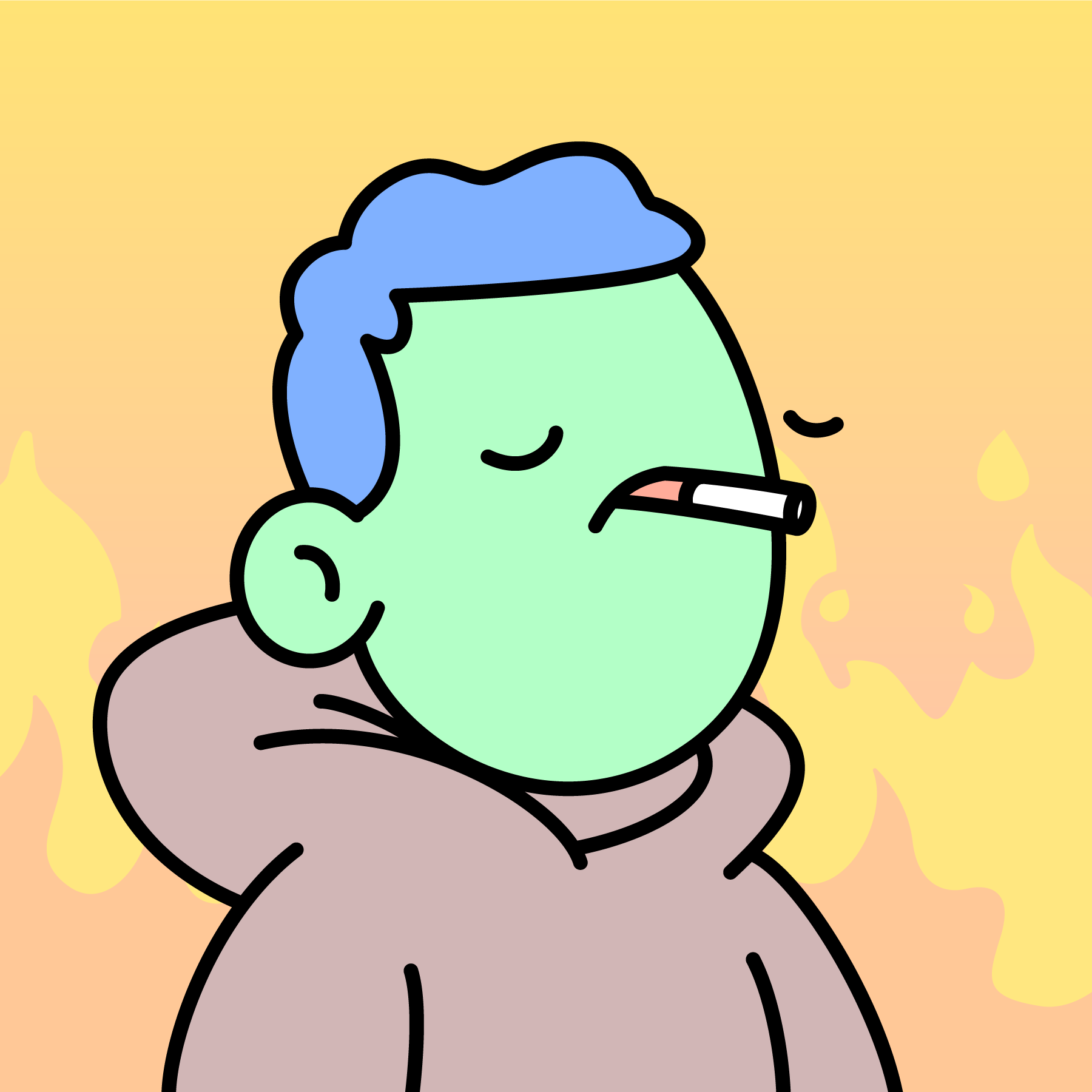 The Doodles Founders - Doodles - Doodle #7296 - NFT # 7296