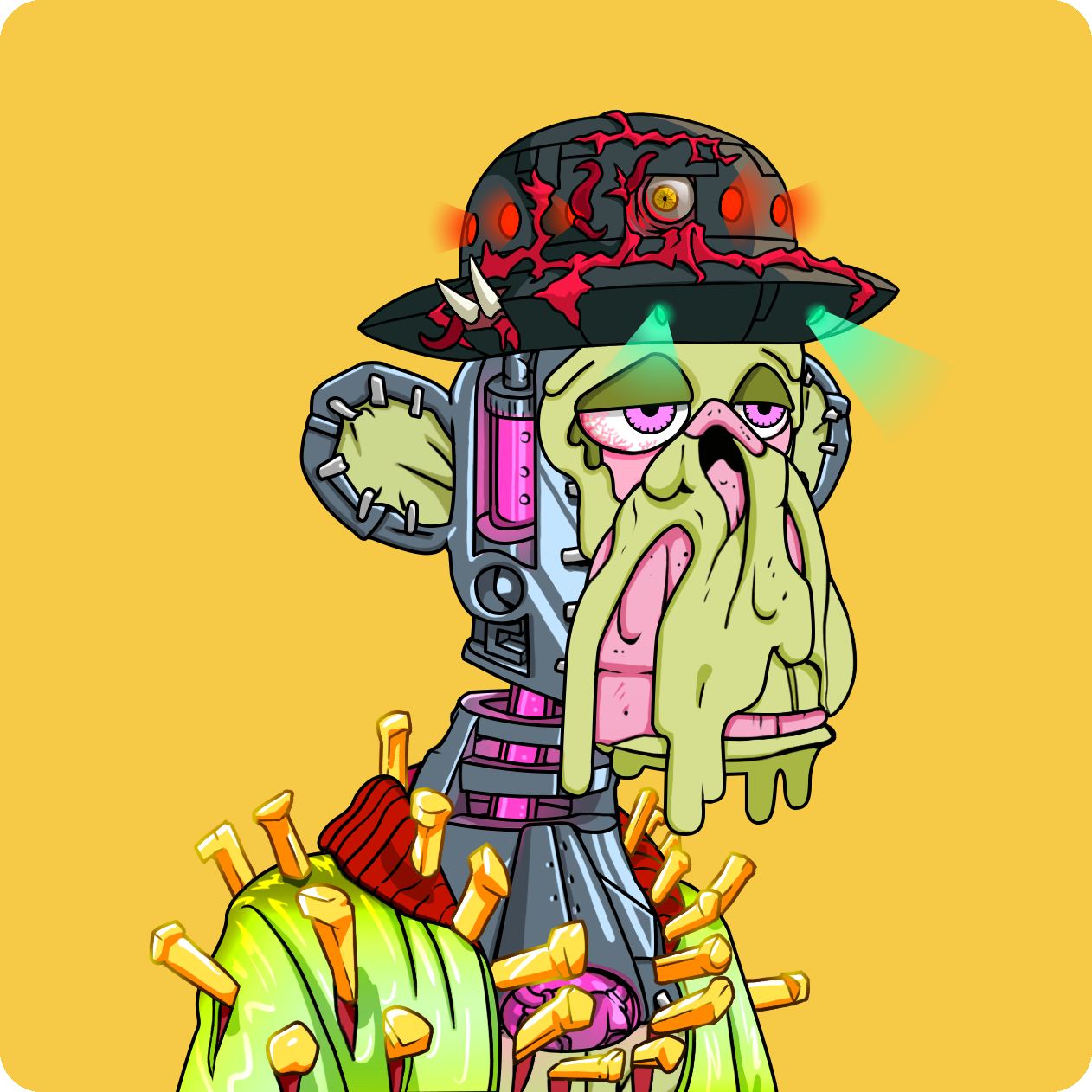 Yuga Labs - Mutant Ape Yacht Club - NFT # 3715