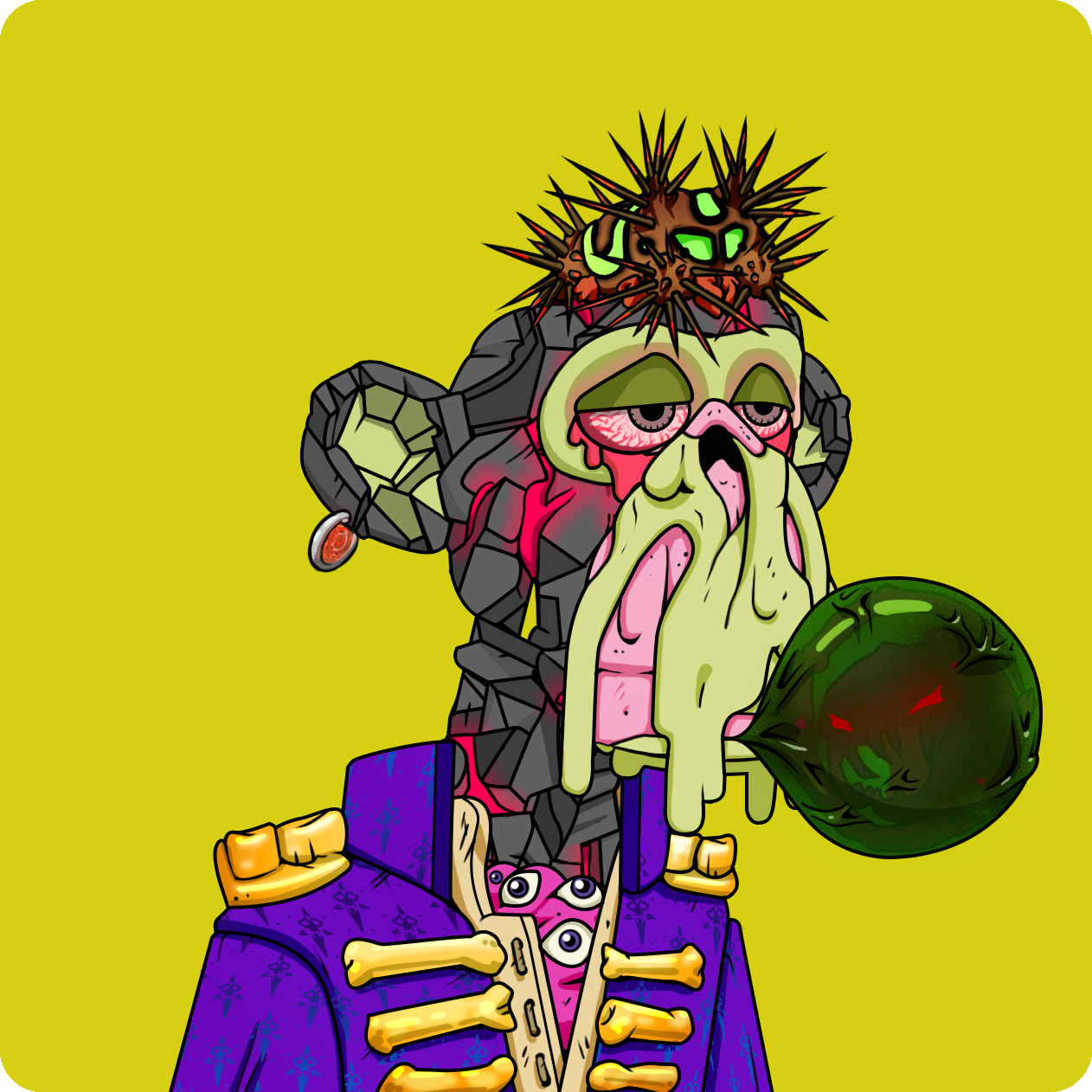 Yuga Labs - Mutant Ape Yacht Club - NFT # 3663