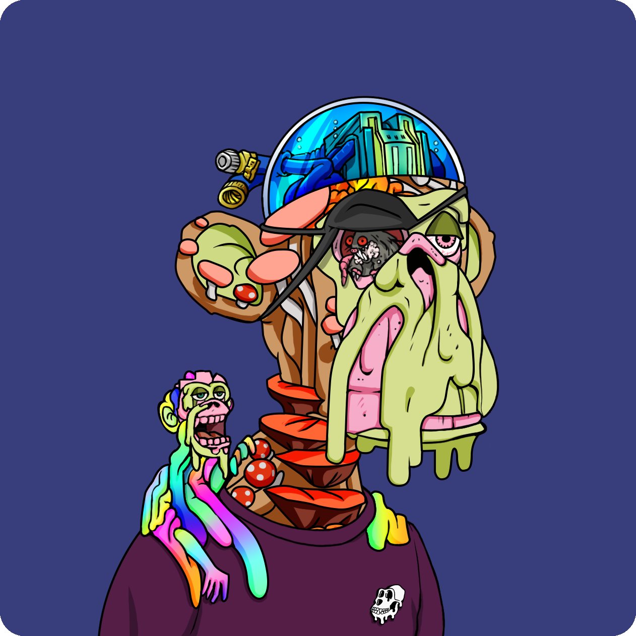 Yuga Labs - Mutant Ape Yacht Club - NFT # 16414