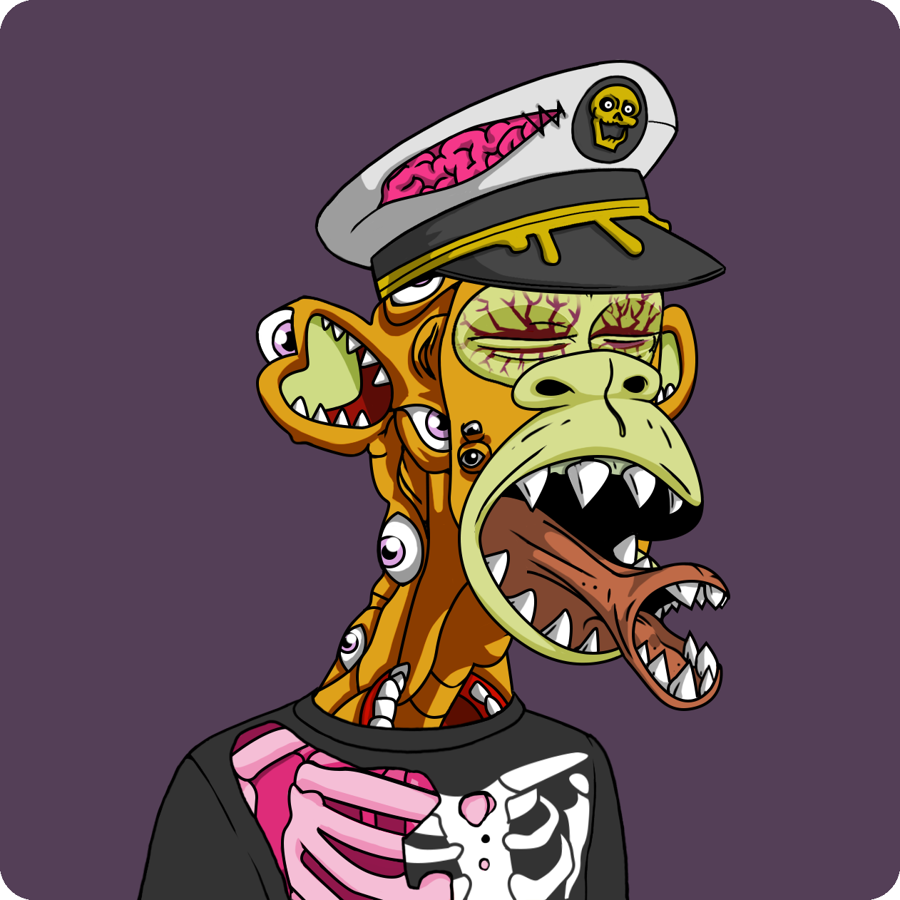 Yuga Labs - Mutant Ape Yacht Club - NFT # 3472