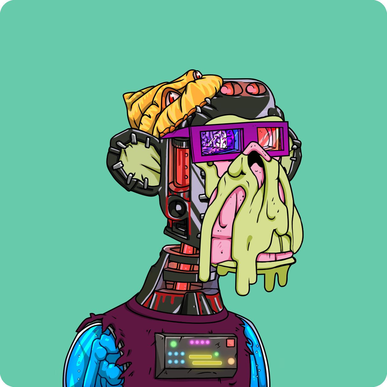 Yuga Labs - Mutant Ape Yacht Club - NFT # 1021