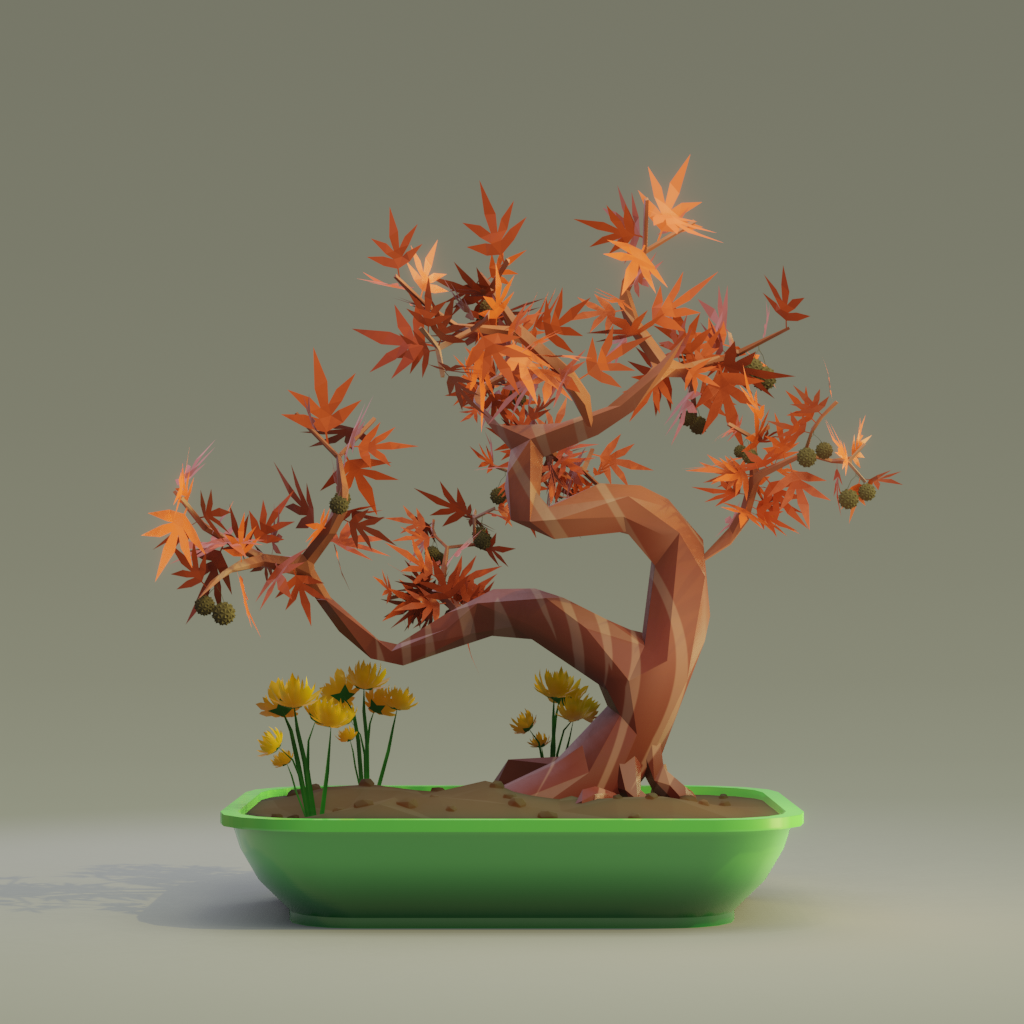 ZENFT Garden Society - Bonsai - Bonsai #8498 - NFT # 8498