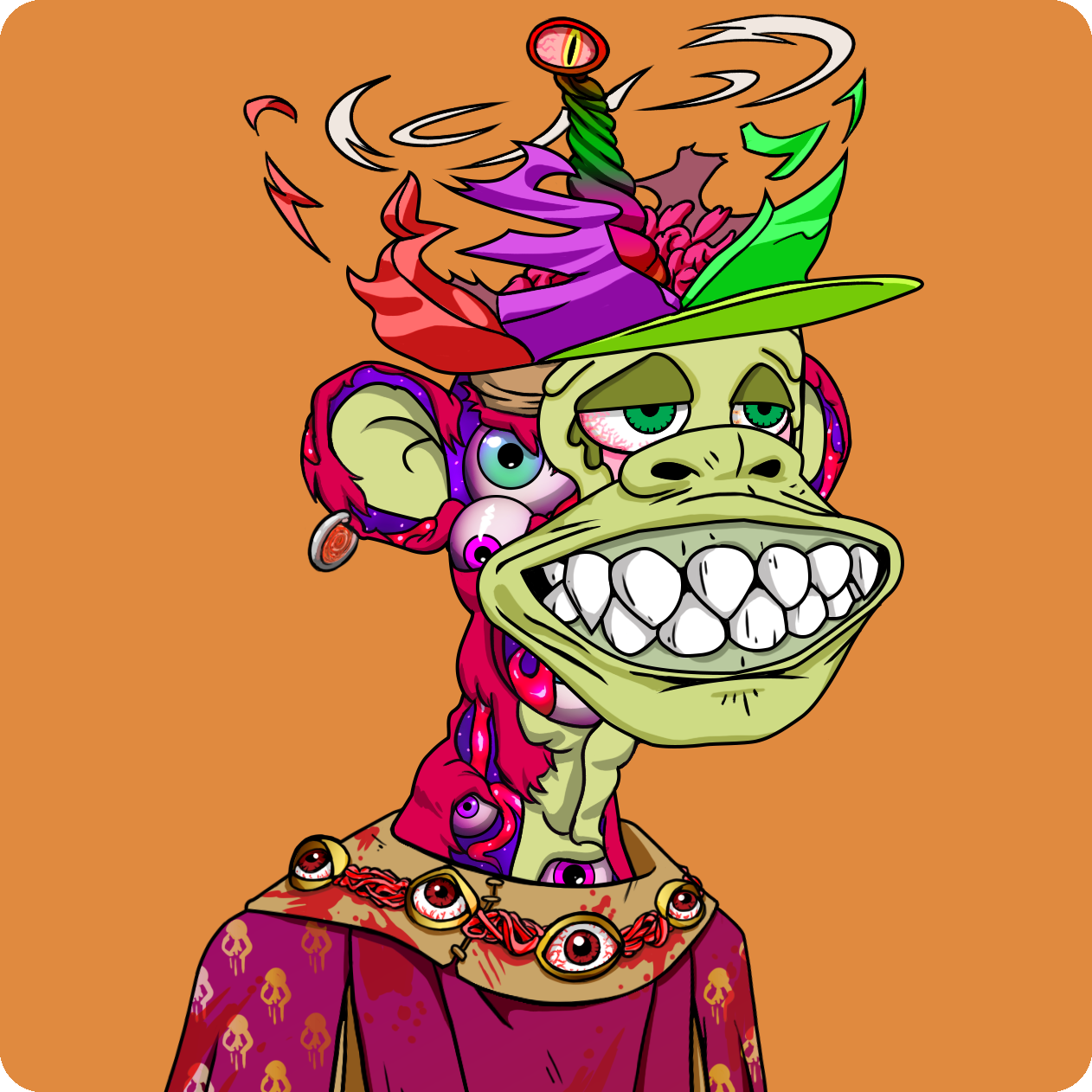 Yuga Labs - Mutant Ape Yacht Club - NFT # 1869