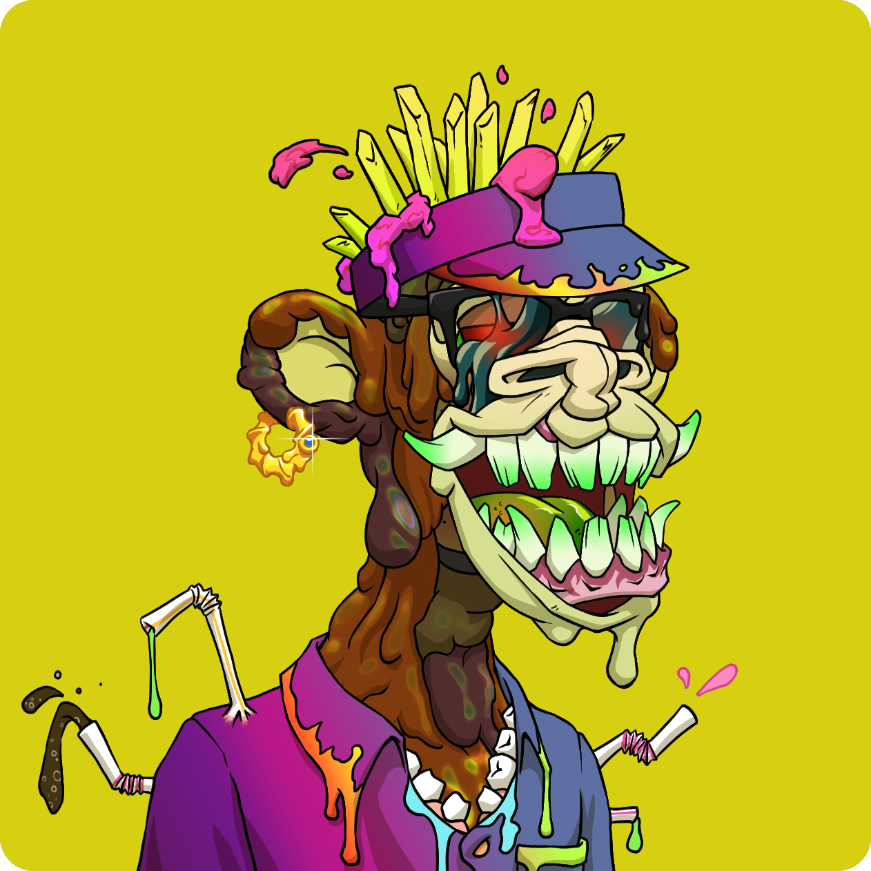 Yuga Labs - Mutant Ape Yacht Club - NFT # 2967