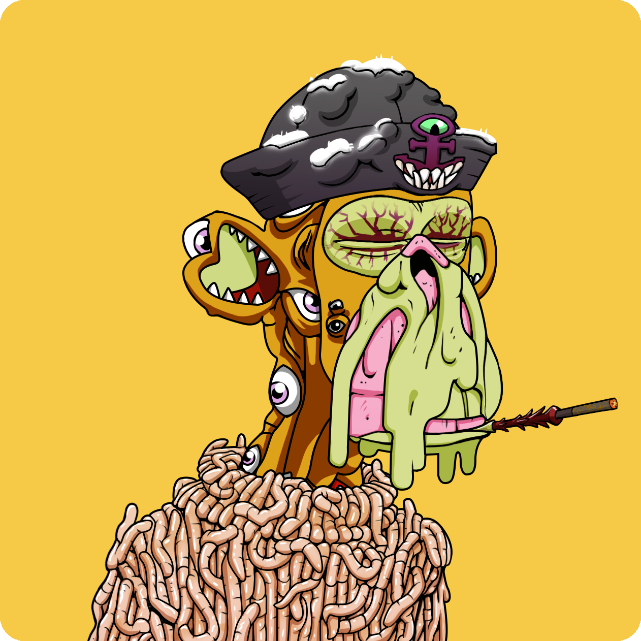 Yuga Labs - Mutant Ape Yacht Club - NFT # 210