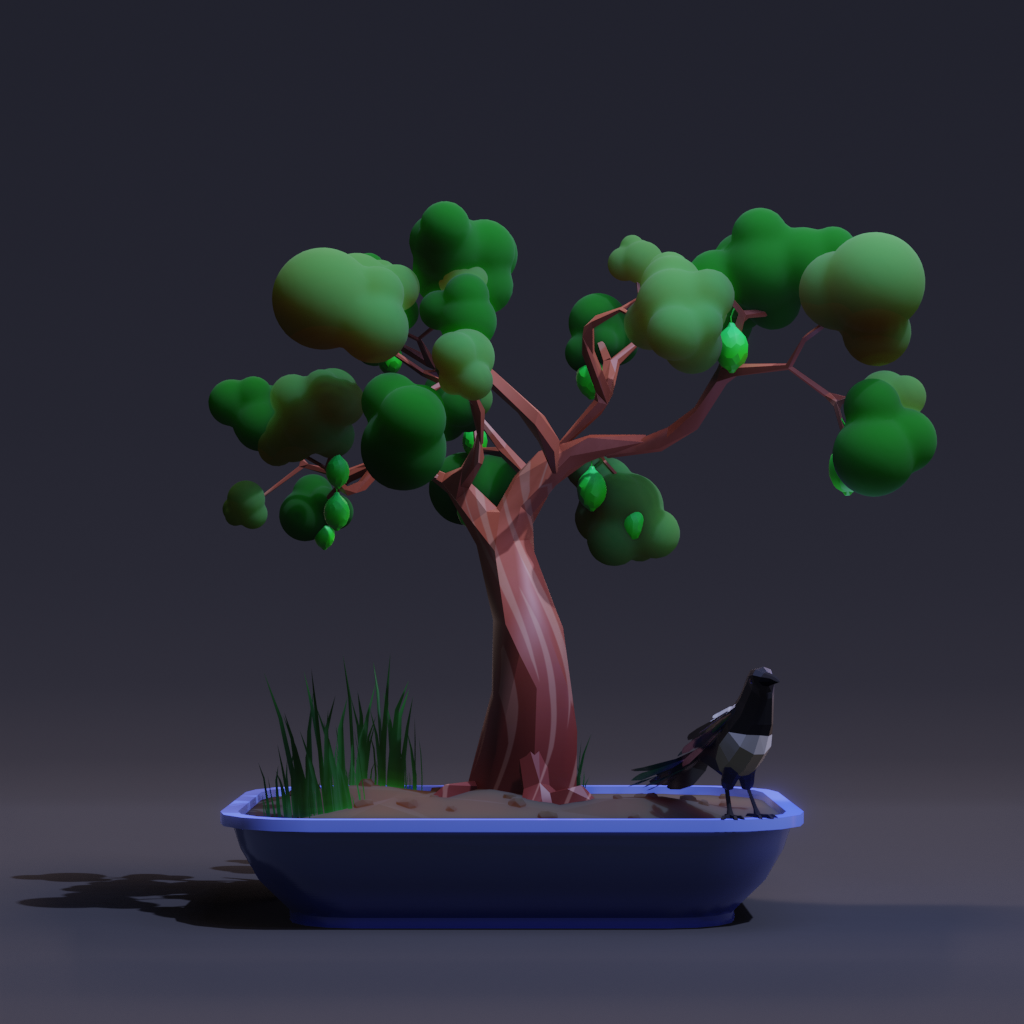 ZENFT Garden Society - Bonsai - Bonsai #8735 - NFT # 8735