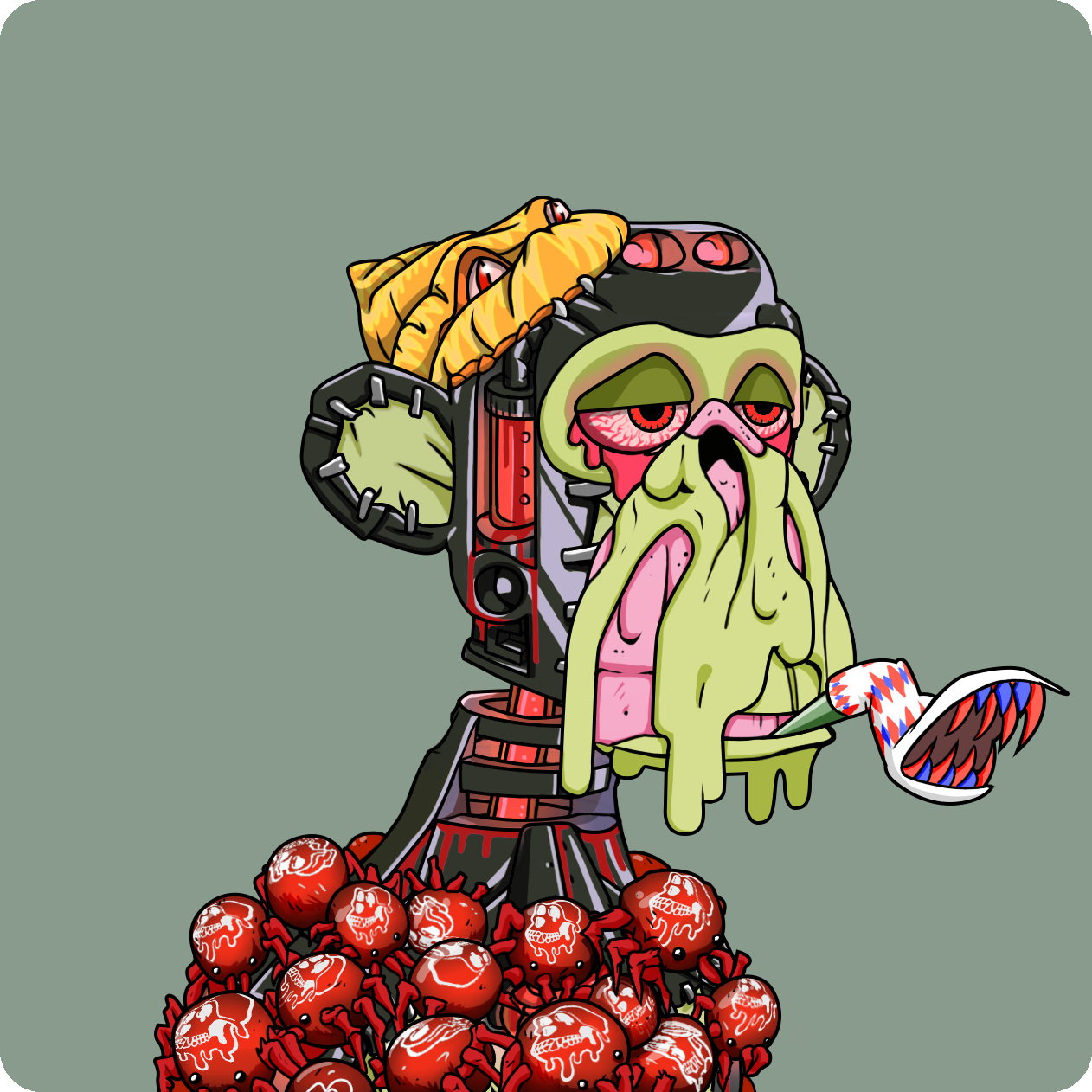 Yuga Labs - Mutant Ape Yacht Club - NFT # 6100