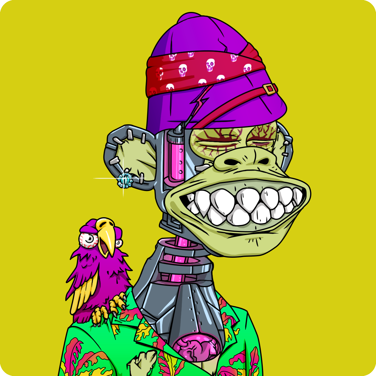 Yuga Labs - Mutant Ape Yacht Club - NFT # 28524