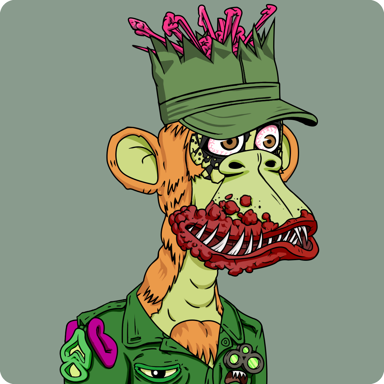 Yuga Labs - Mutant Ape Yacht Club - NFT # 18266