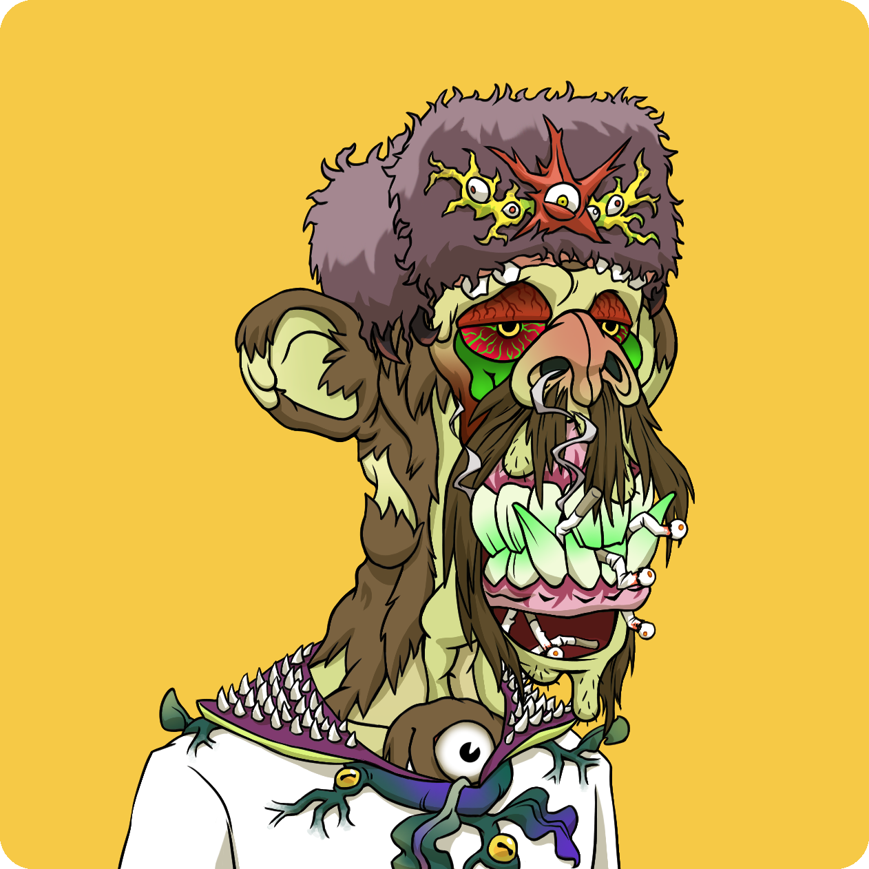 Yuga Labs - Mutant Ape Yacht Club - NFT # 4221