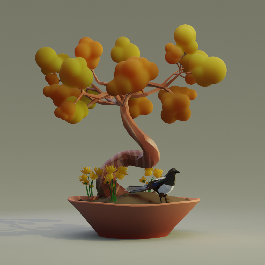 ZENFT Garden Society - Bonsai - Bonsai #8163 - NFT # 8163