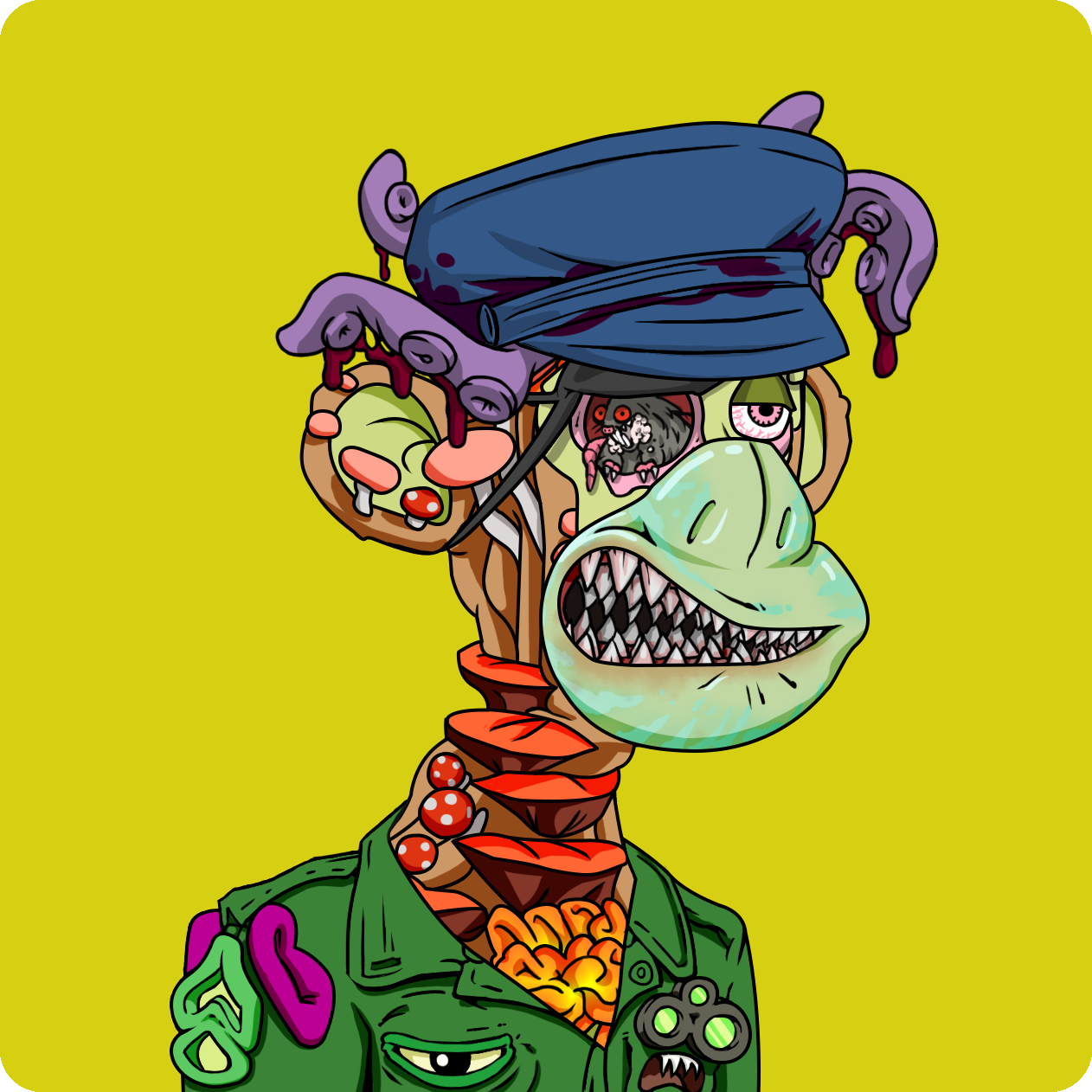 Yuga Labs - Mutant Ape Yacht Club - NFT # 2322