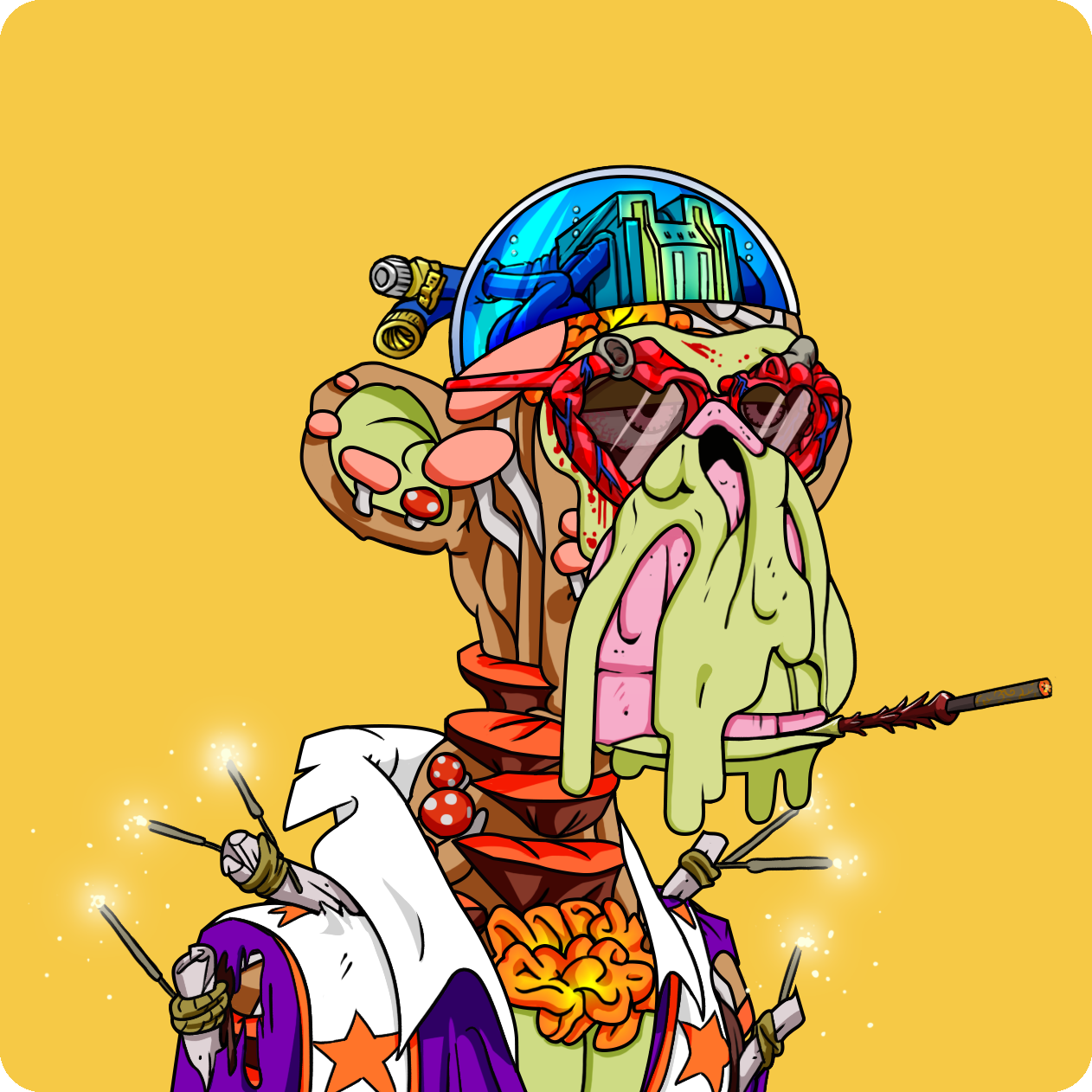 Yuga Labs - Mutant Ape Yacht Club - NFT # 9068