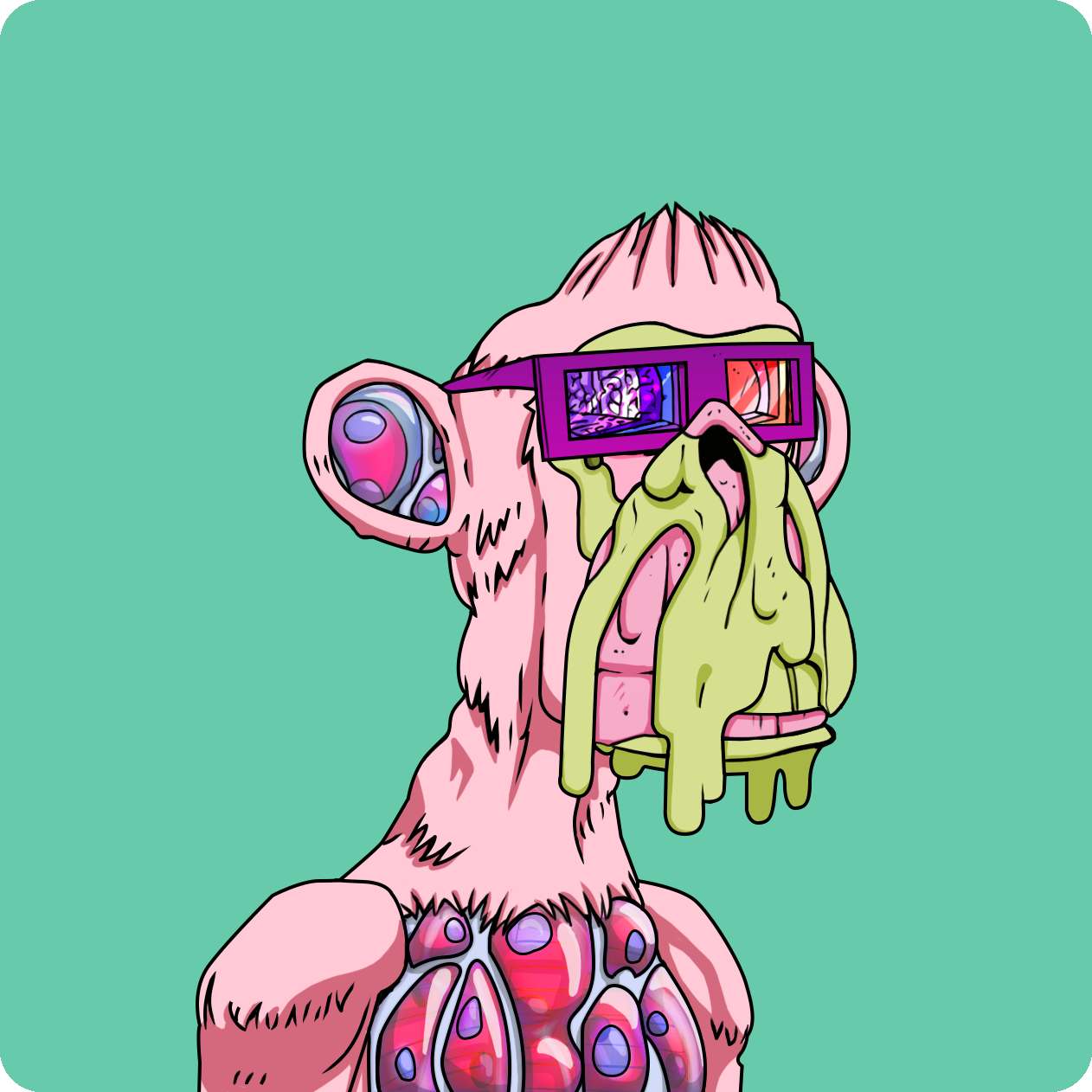 Yuga Labs - Mutant Ape Yacht Club - NFT # 2604