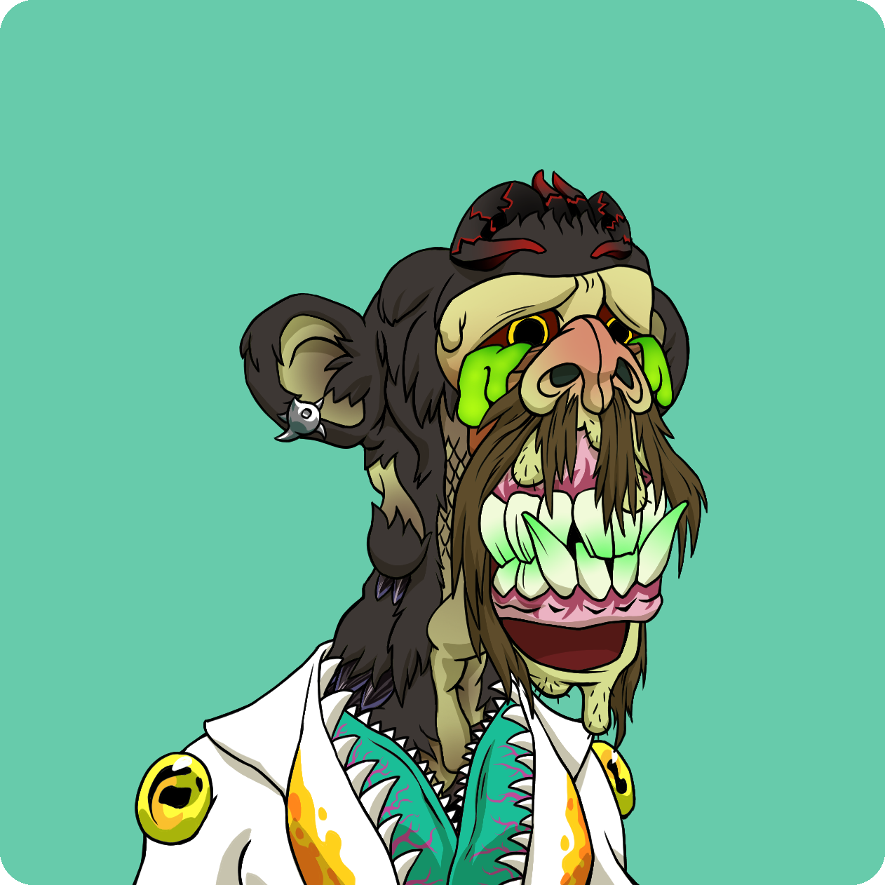 Yuga Labs - Mutant Ape Yacht Club - NFT # 5804