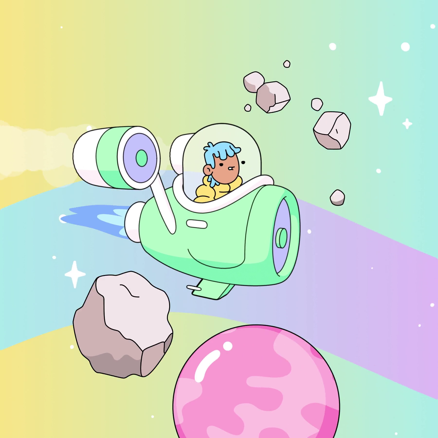 The Doodles Founders - Space Doodles - Space Doodle #9788 - NFT # 9788