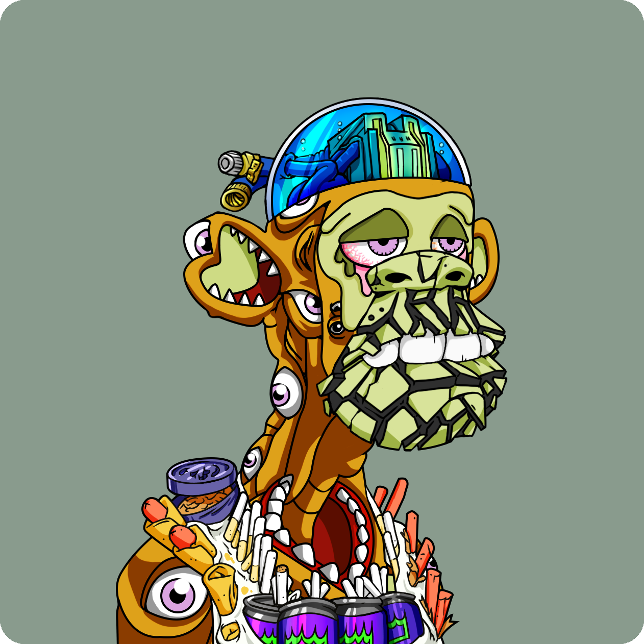 Yuga Labs - Mutant Ape Yacht Club - NFT # 13928