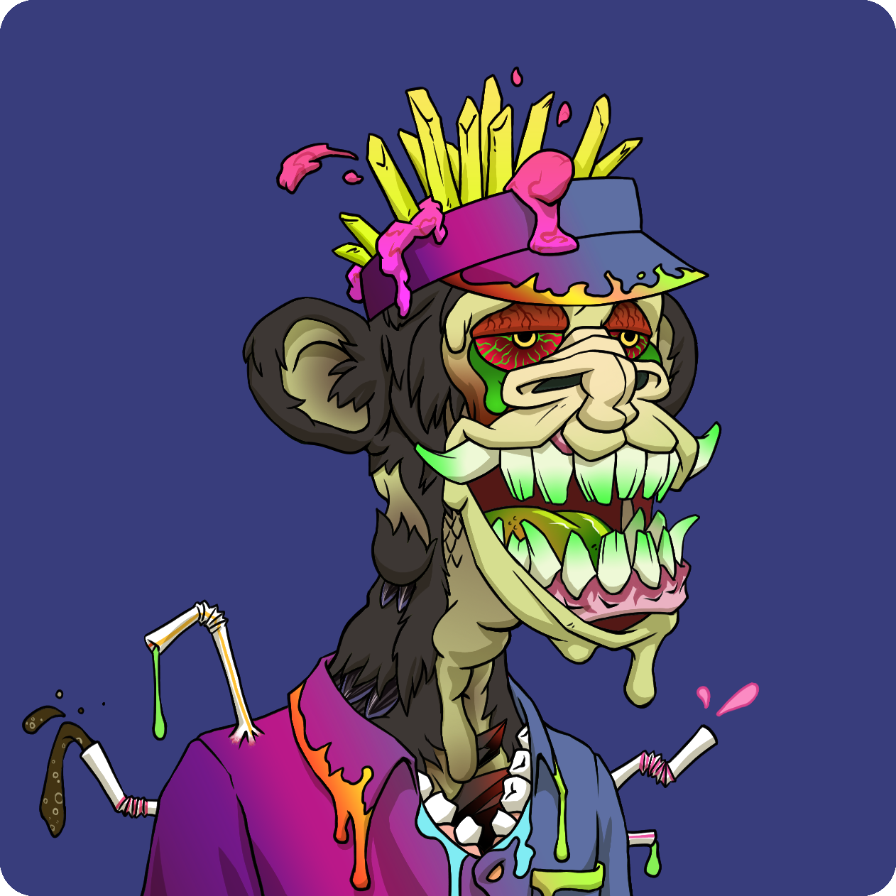 Yuga Labs - Mutant Ape Yacht Club - NFT # 3776